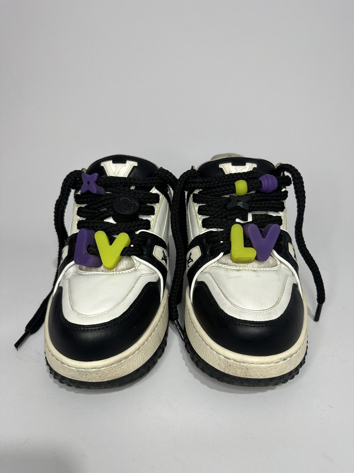 Louis Vuitton Louis Vuitton Black And White Maxi Trainer Sneakers. Size US 6 / EU 39 - 1 Thumbnail