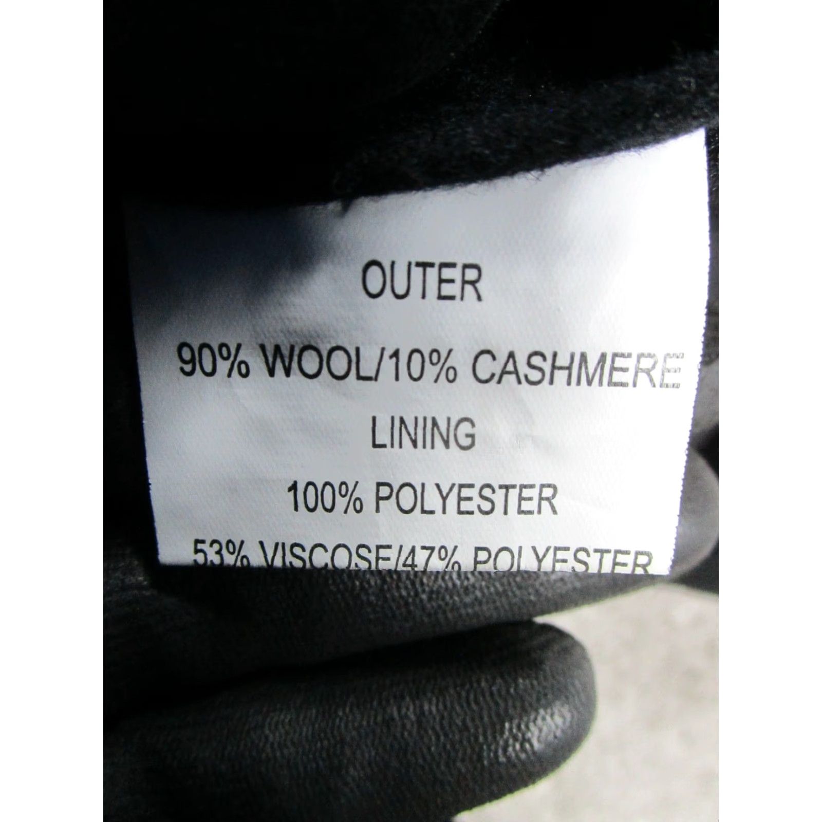 Peter Millar Peter Millar Coat Womens Large Black Golf Cashmere Wool *Logo Size L / US 10 / IT 46 - 5 Thumbnail