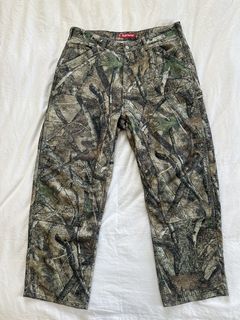 Supreme Realtree Camo Flannel Pant Pink Men's - FW17 - US