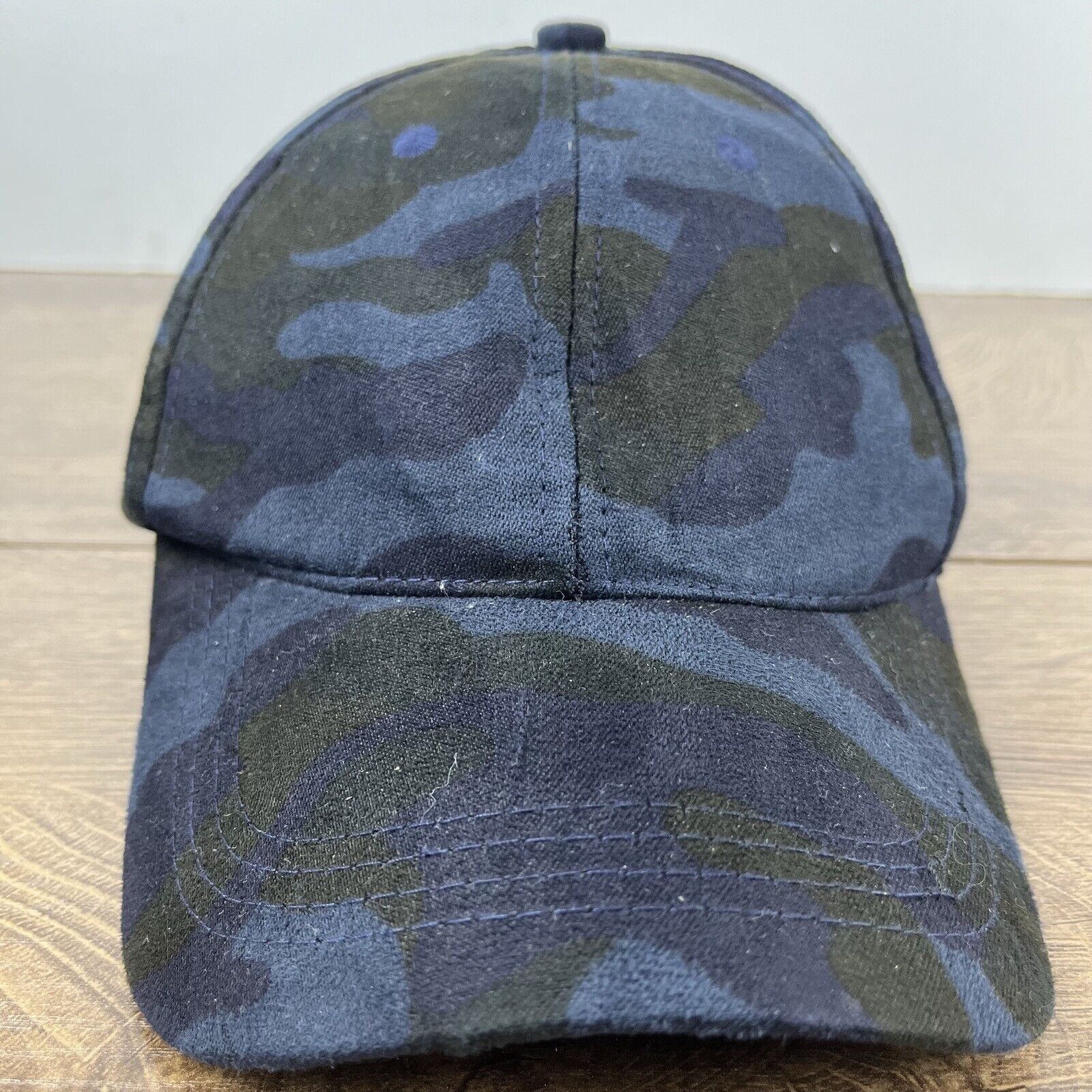 Other Black Blue Camo Hat Black Camo Baseball Hat Adjustable Hat B Size ONE SIZE - 3 Thumbnail