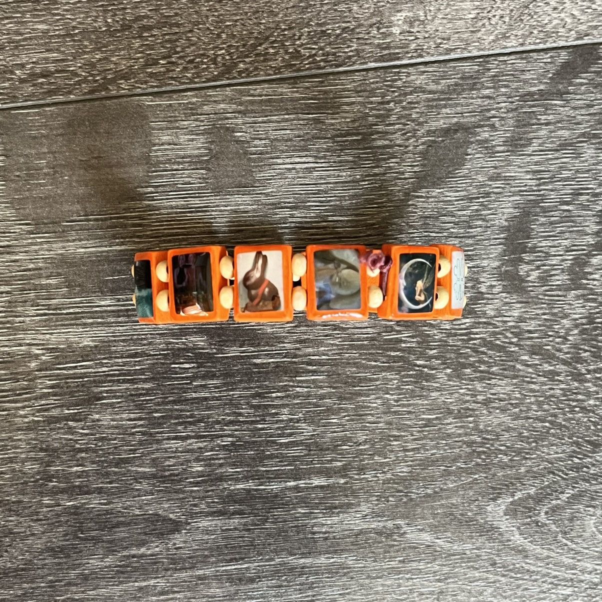 Drain Gang × Sad Boys Fakemink x Bazo 1199 Etna Vera Vela Orange Bracelet Size ONE SIZE - 2 Thumbnail
