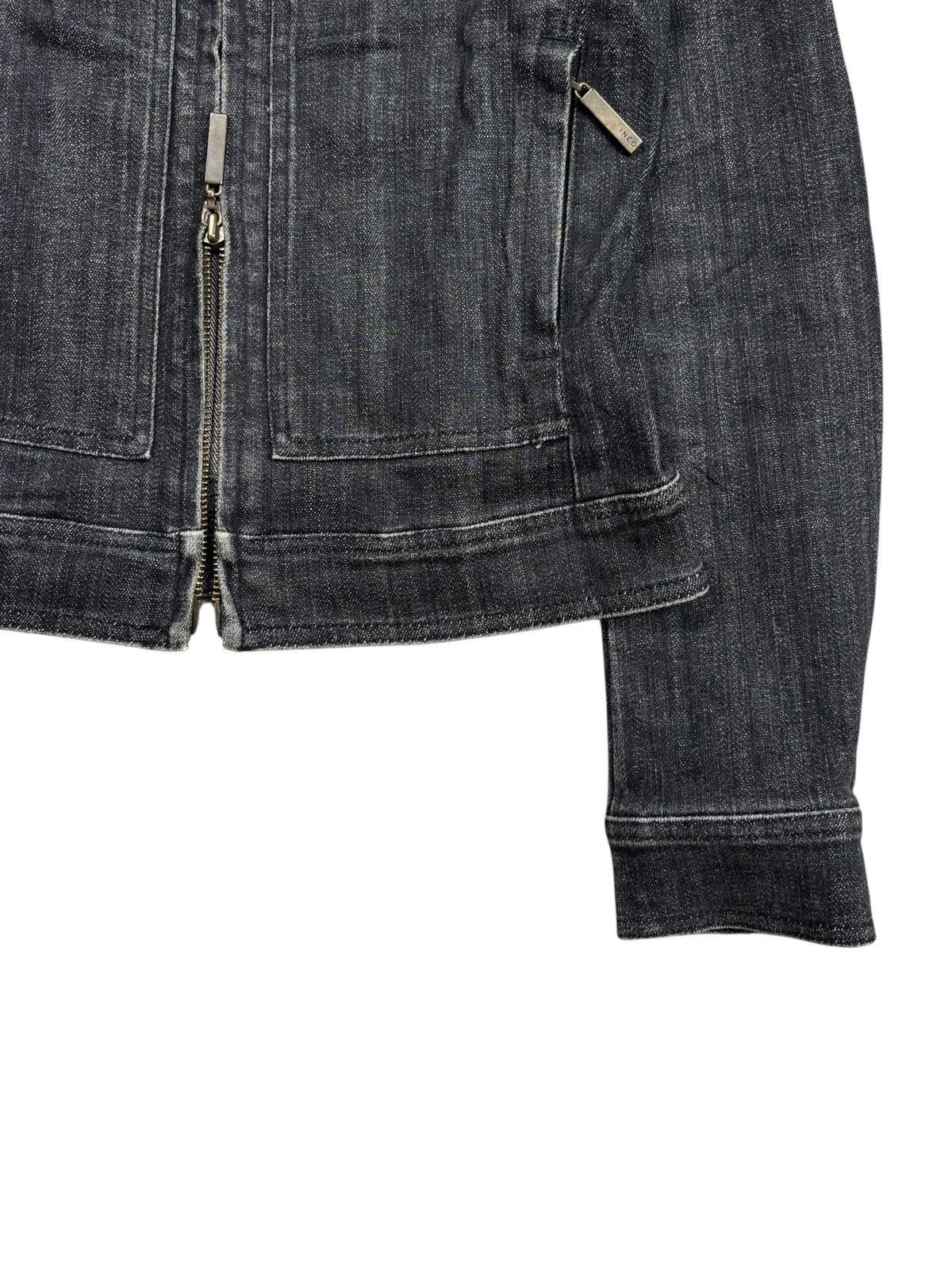 Tornado Mart 2000s Ined Homme - Vkei Style Rider Denim Jacket Size US M / EU 48-50 / 2 - 4 Thumbnail