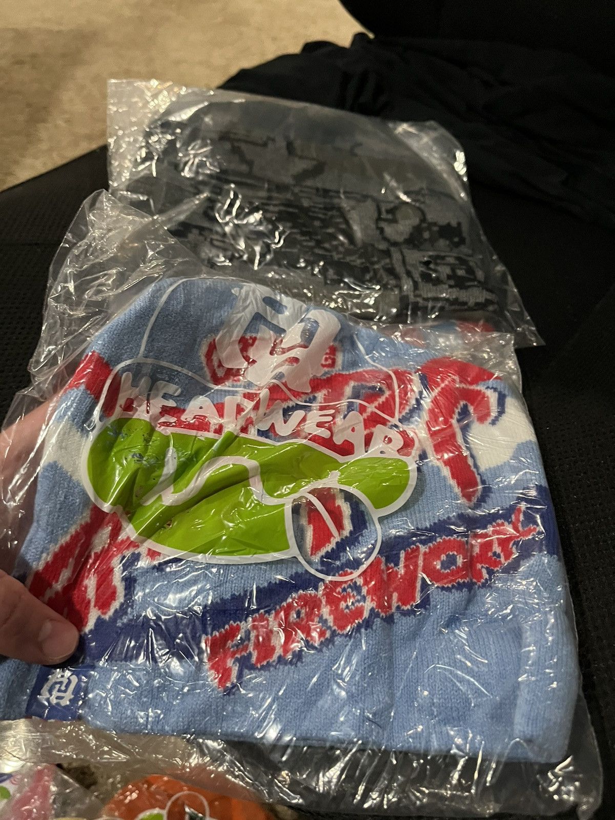 Designer × Rap Tees Firework RR Beanie Size ONE SIZE - 6 Thumbnail