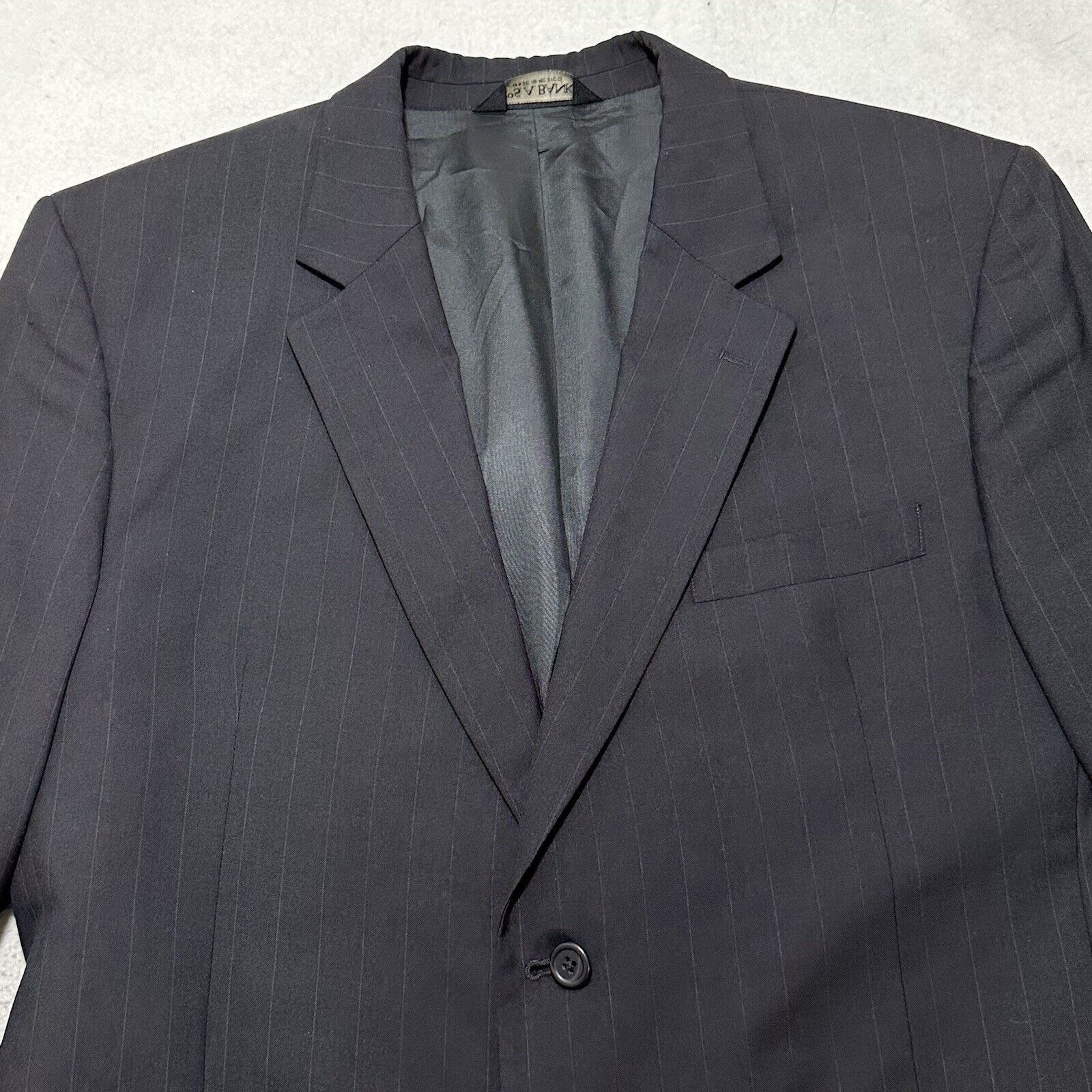 Jos. A. Bank Jos. A. Bank 42S 100% Wool Suit Jacket Dark Gray Coat Size 42S - 2 Thumbnail