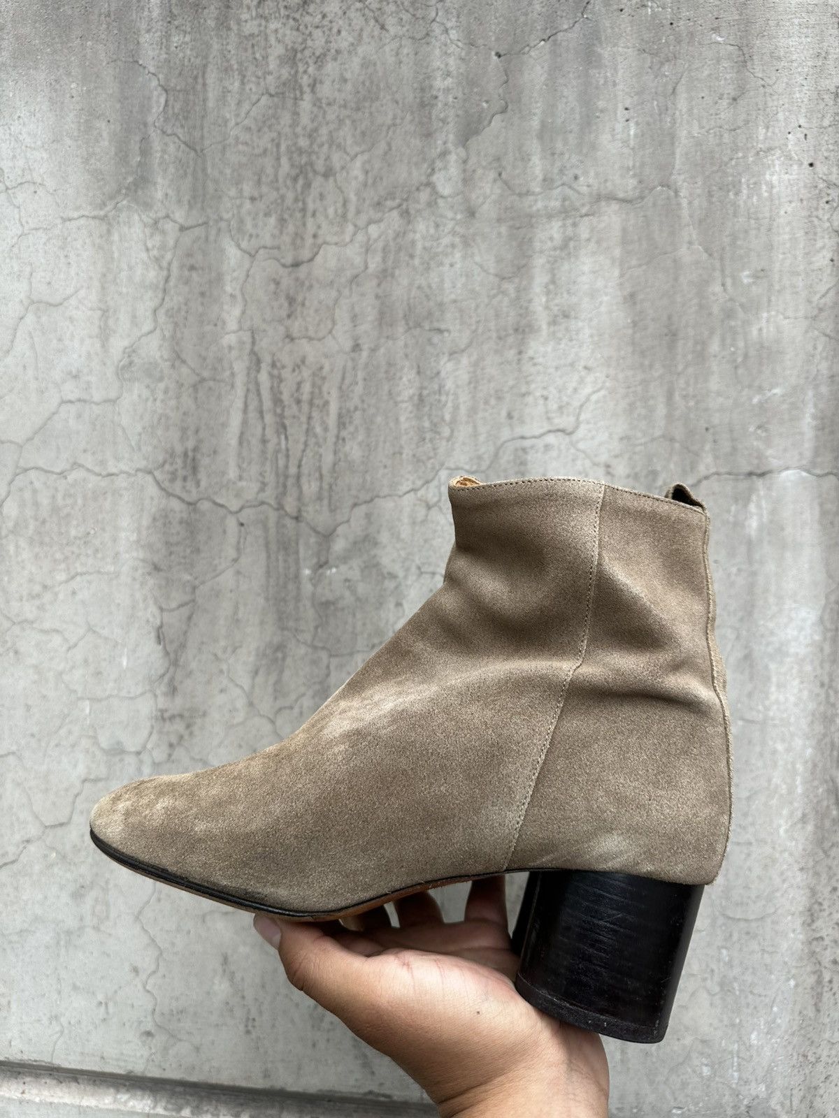 Isabel Marant Etoile Isabel Marant Étoile Suede Beige Boots – Pointed Toe Size US 10 / IT 40 - 6 Thumbnail