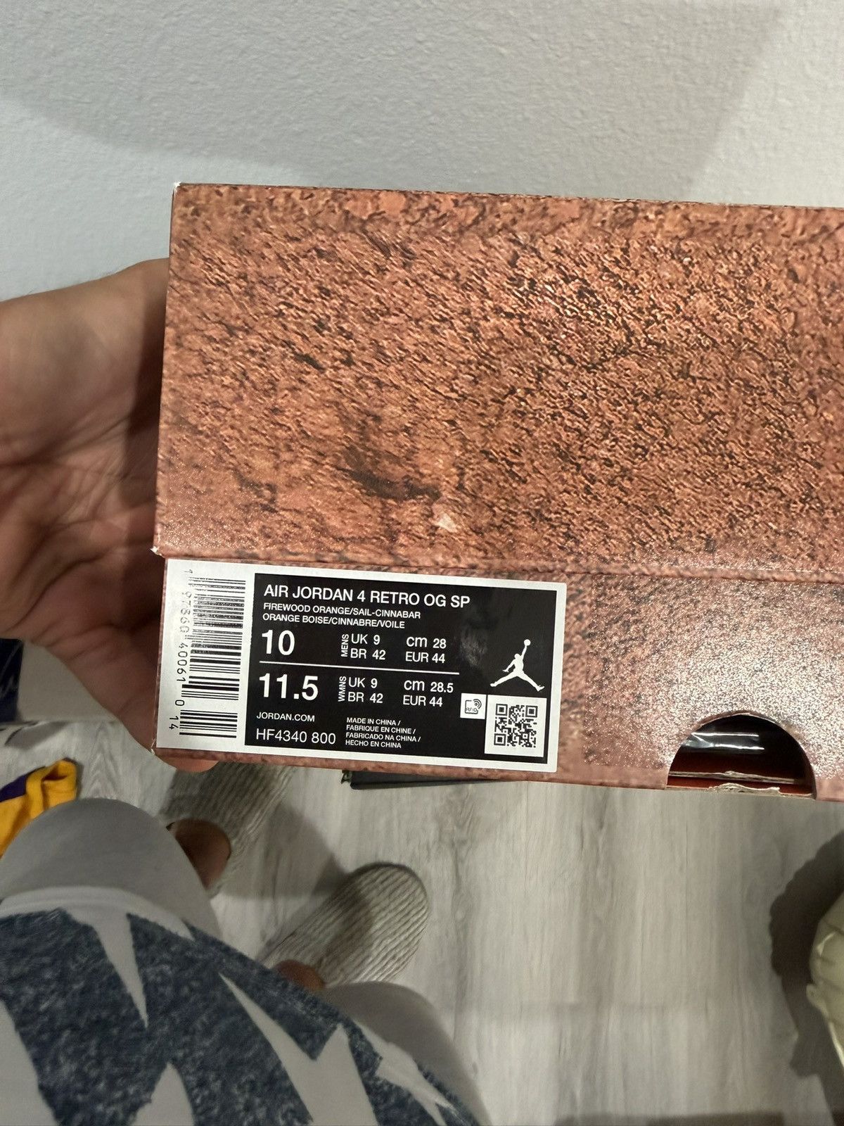 Nike Jordan 4 Nigel Sylvester Brick by Brick Size US 10 / EU 43 - 12 Thumbnail