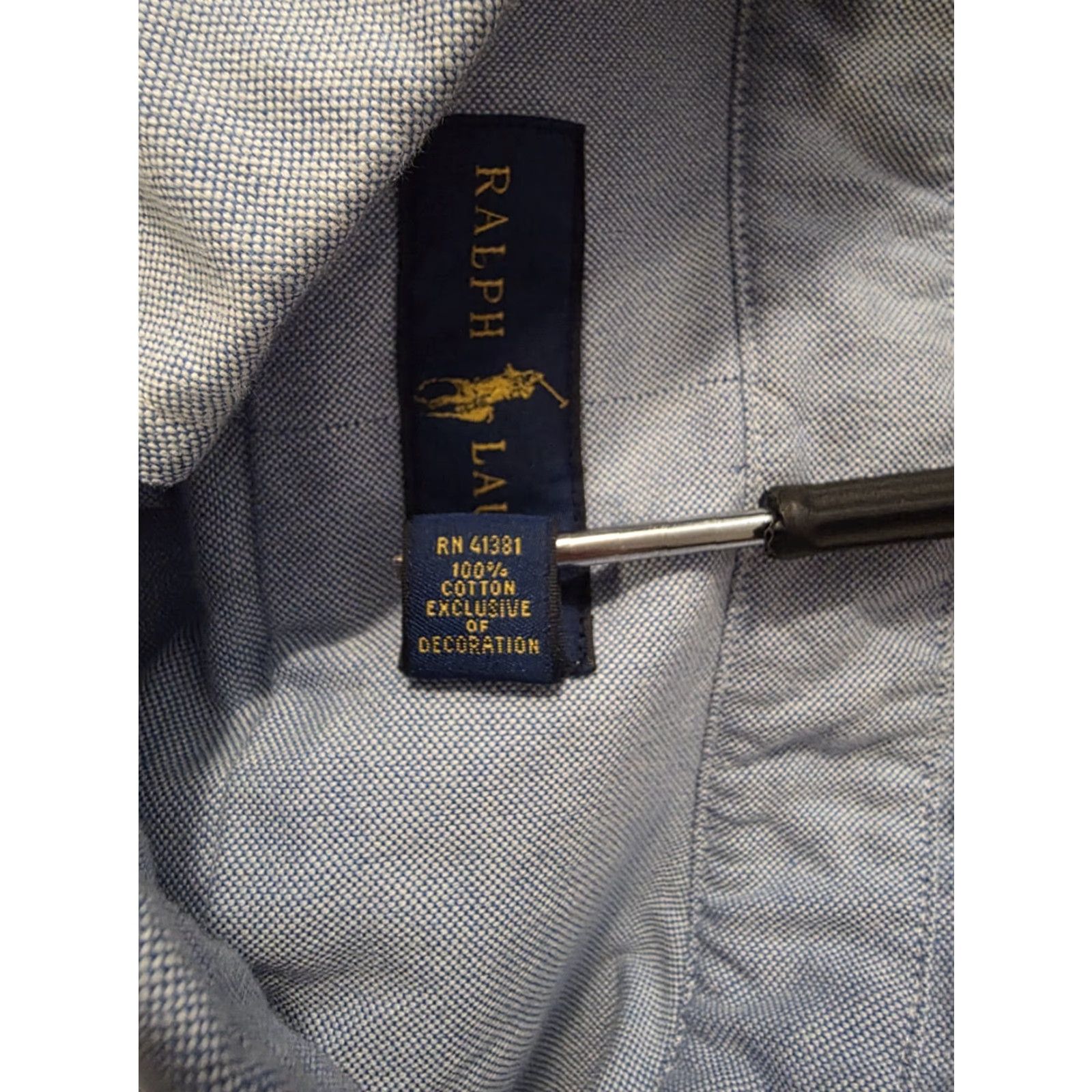 Ralph Lauren Ralph Lauren Oxford Button-Down Shirt All Over Nautical Embroidered Blue Mens XL Size US XL / EU 56 / 4 - 6 Thumbnail