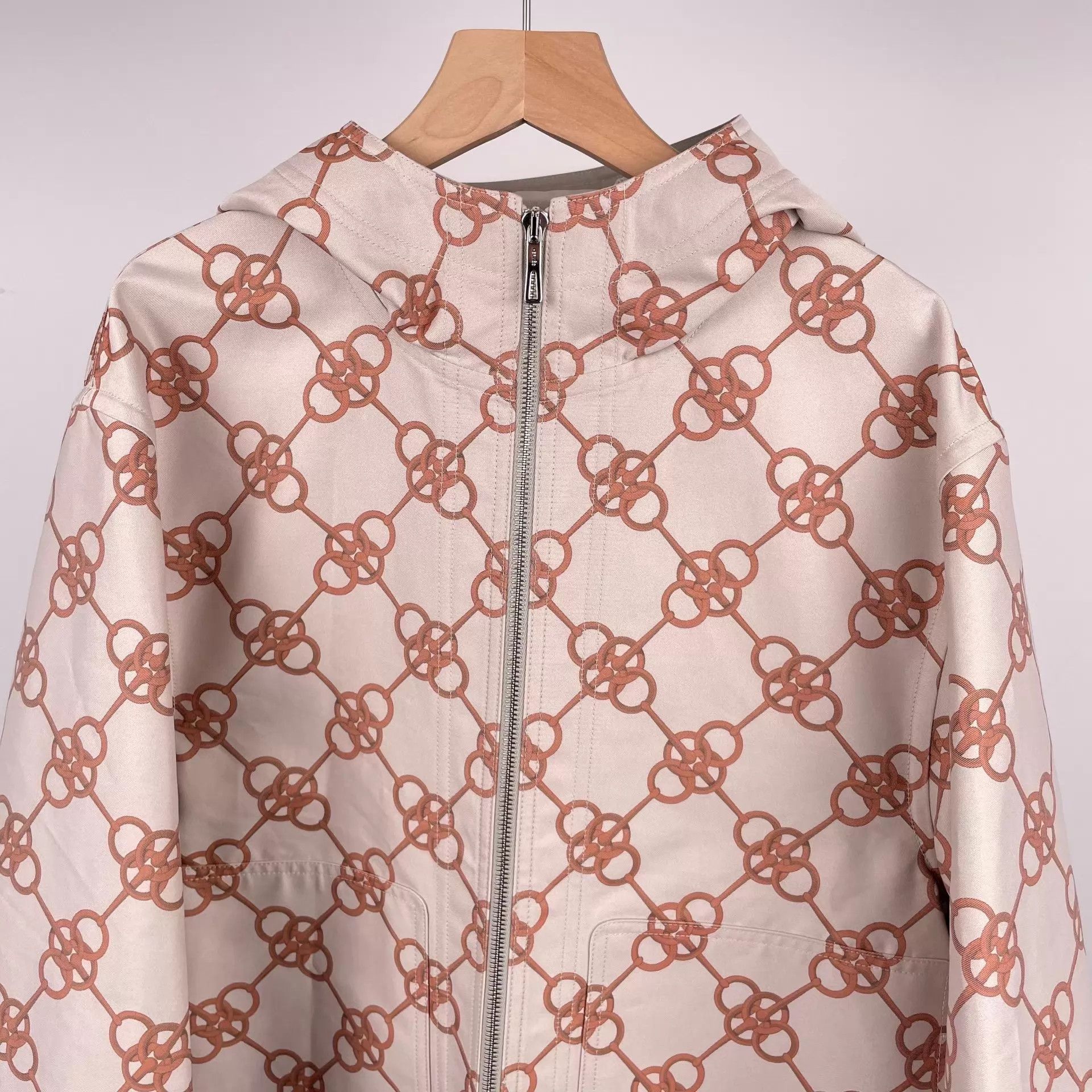 Hermes Hermes Cotton Women's Ivory Jacket Size 34 Size XS / US 0-2 / IT 36-38 - 8 Thumbnail
