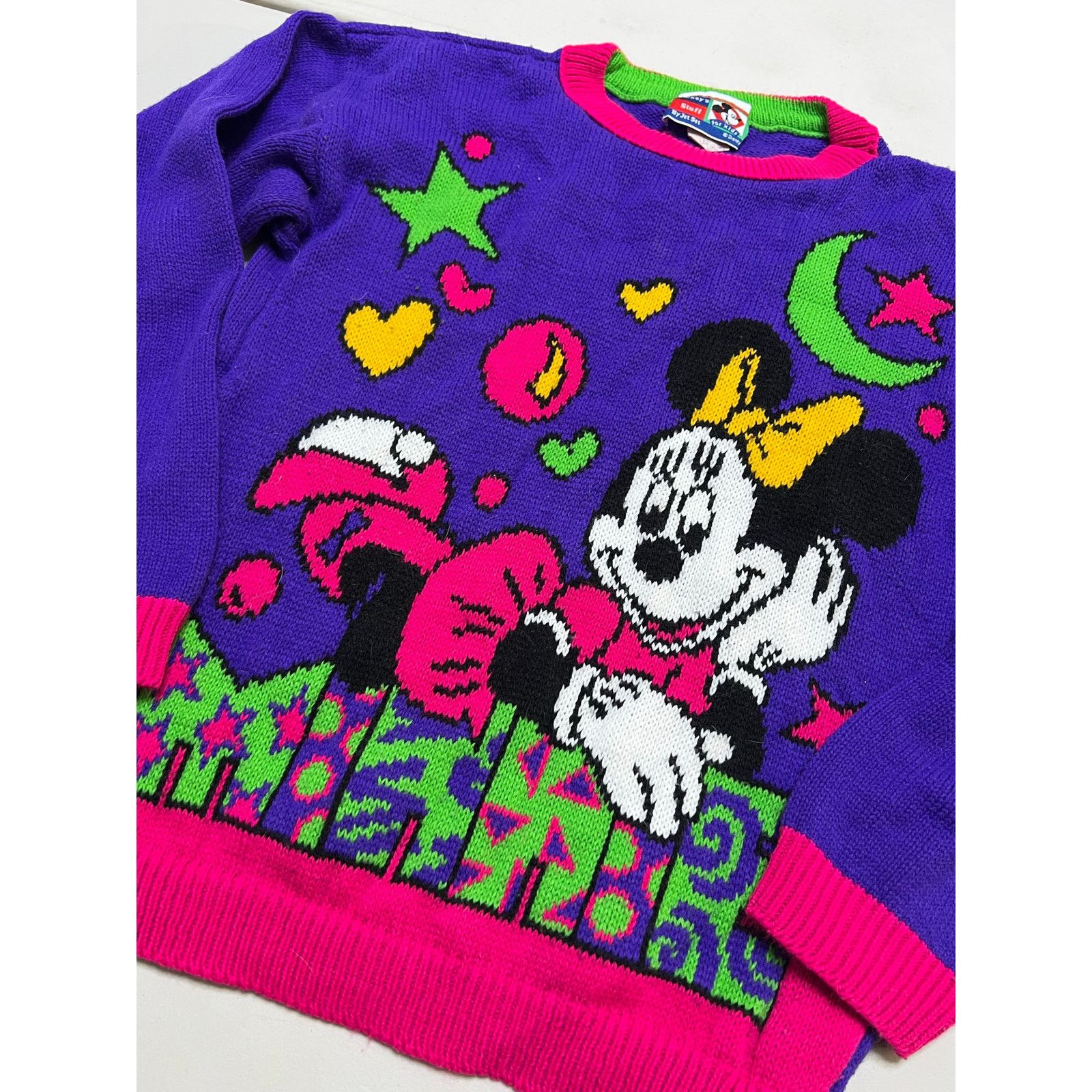 Disney Vintage Disney Mickey’s Stuff Minnie Mouse Sweater Kids L 14 Size XL / US 12-14 / IT 48-50 - 3 Thumbnail