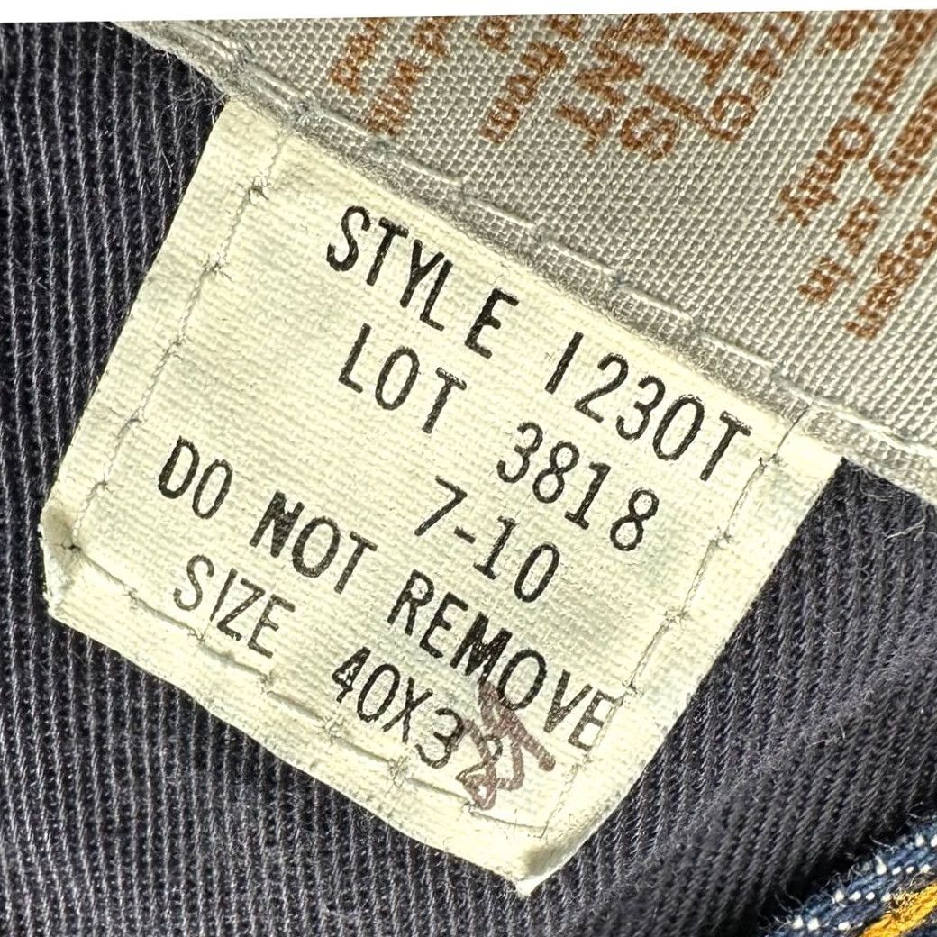 Denime Tyndale FR Flame Resistant Jeans Mens 40X26 Blue Straight Leg Workwear Denim Size US 40 / EU 56 - 4 Thumbnail
