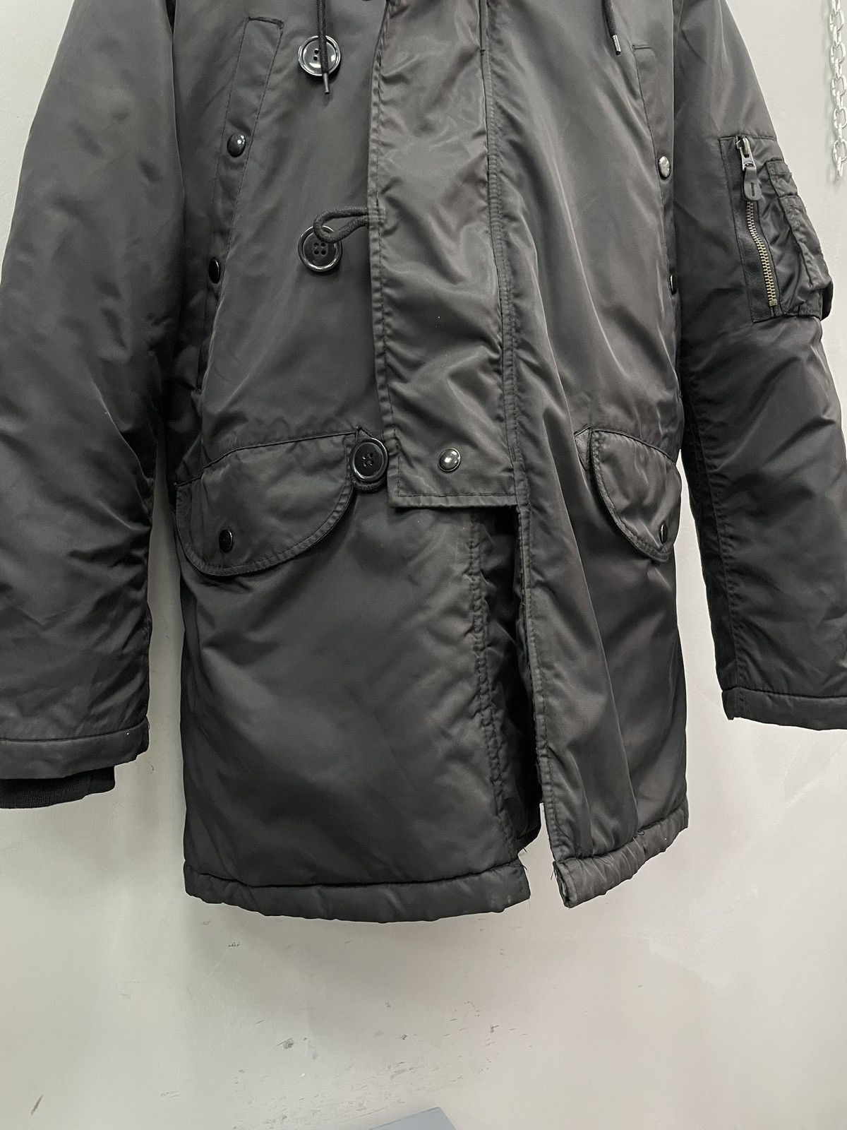 Alpha Industries If six was nine style Black Parka Fur Hood Military jacket Size US S / EU 44-46 / 1 - 10 Thumbnail