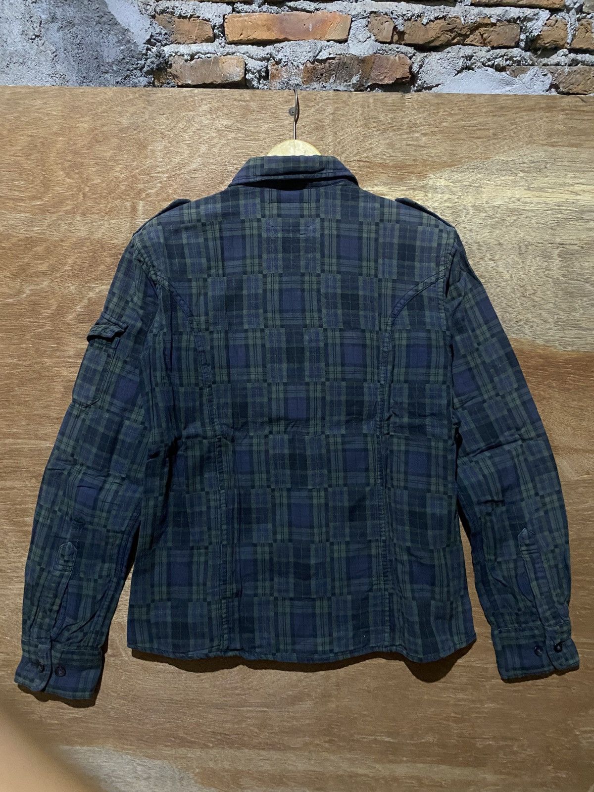Beams Japan 💸BINDING OFFER💸 BEAMS JAPAN PATCHWORK STYLE FLANNELSHIRT Size US M / EU 48-50 / 2 - 3 Thumbnail