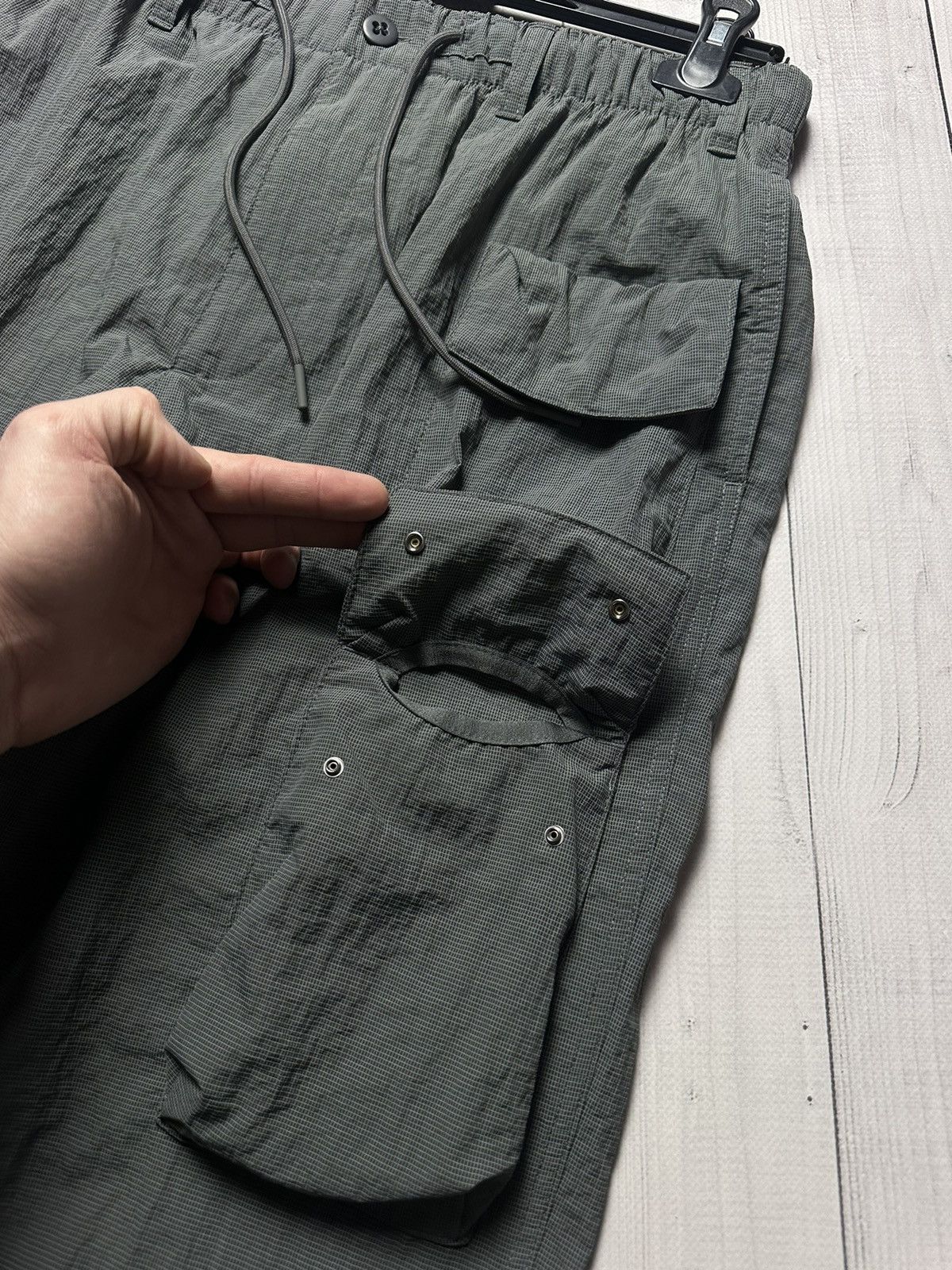 Nike × Vintage Vintage Nike Tech pack tracksuit pants Y2K multi pocket Dril Size US M / EU 48-50 / 2 - 14 Thumbnail