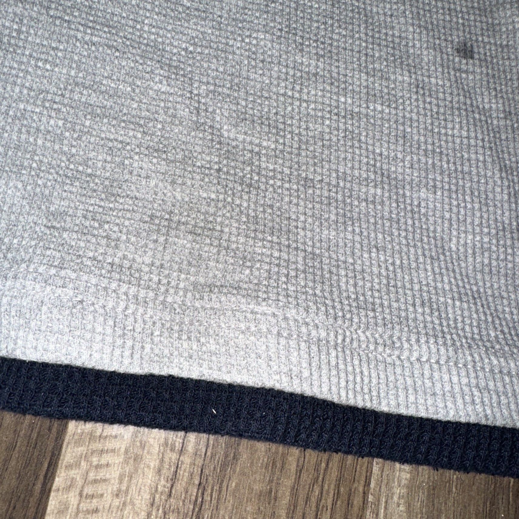 Doublet VINTAGE 90s Thermal T-Shirt Gray Men Small Double Collard Shirt Size US S / EU 44-46 / 1 - 3 Thumbnail