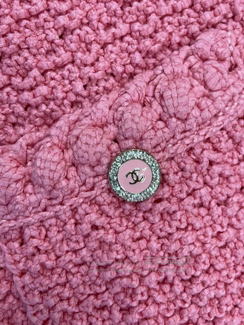 Chanel Chanel Watermelon red knitted vest jacket Size XS / US 0-2 / IT 36-38 - 2 Thumbnail