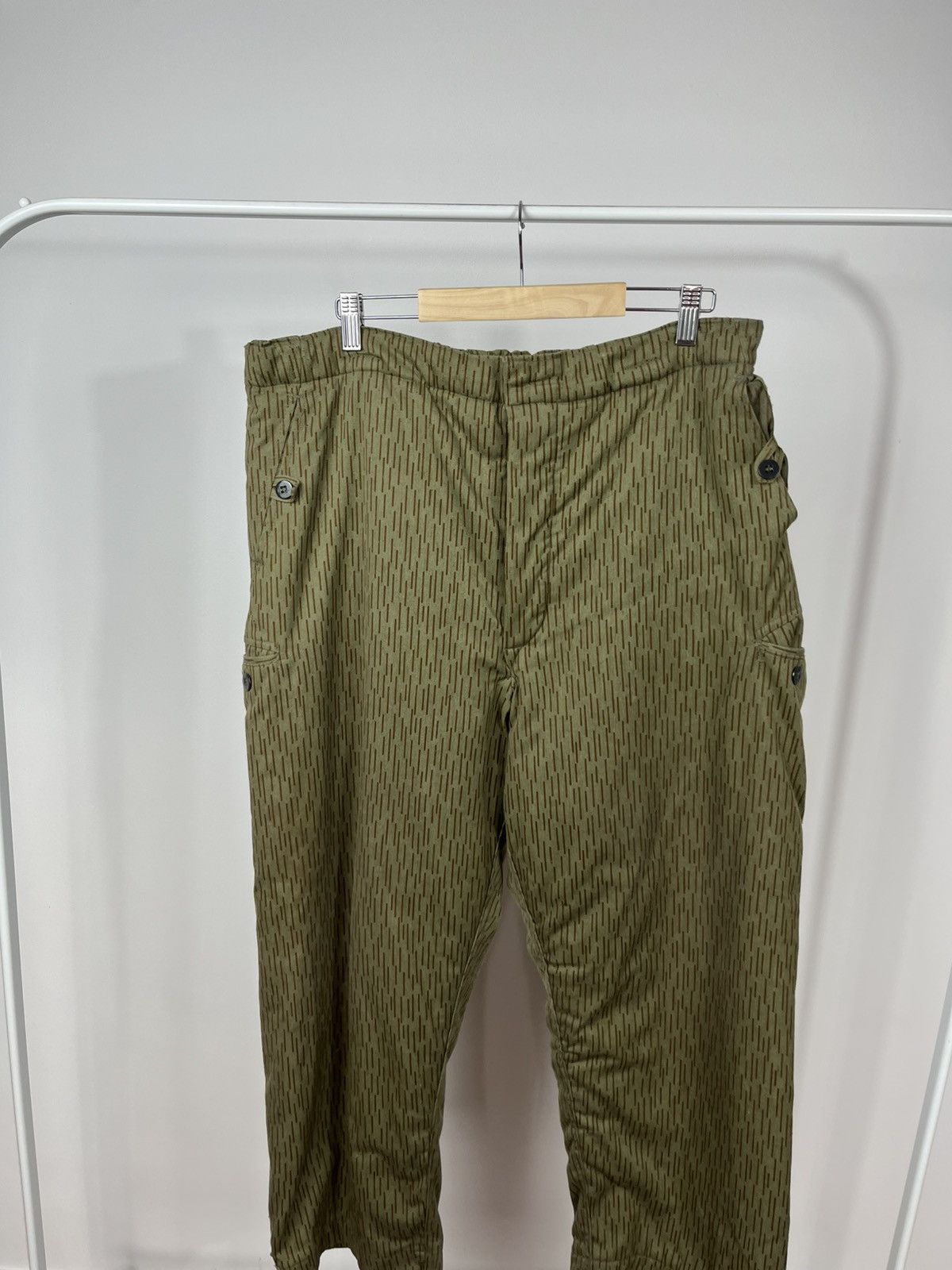 Other Vintage Military Army Pants Rain Camo Cargo Trousers Men W36 Size US 34 / EU 50 - 2 Thumbnail