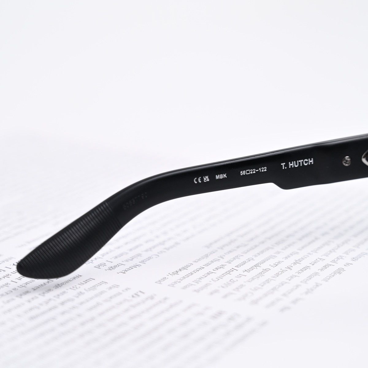 Chrome Hearts CHROME HEARTS T.HUTCH MATTE BLACK SUNGLASSES Size ONE SIZE - 5 Thumbnail