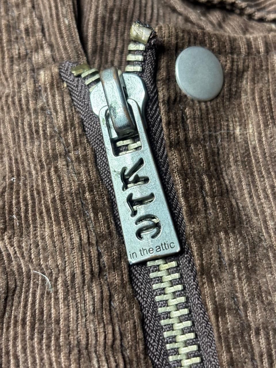 In The Attic 2000s In The Attic Asymmetric Corduroy Studded Riders Jacket Size US M / EU 48-50 / 2 - 6 Thumbnail