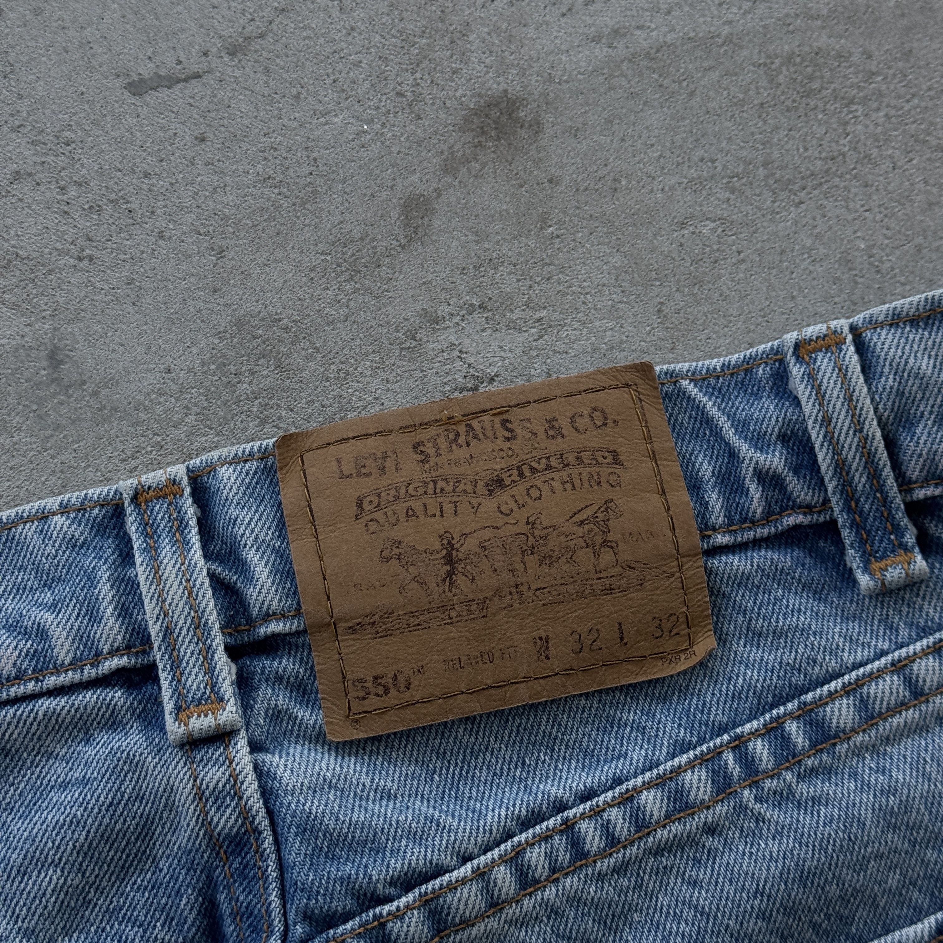 Levi's Vintage 90s Levi's 550 Denim Jeans Size US 32 / EU 48 - 3 Thumbnail