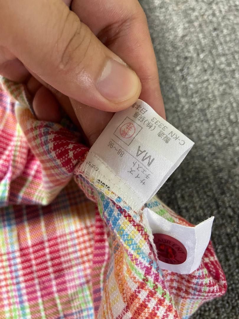 Yves Saint Laurent Yves Saint Laurent Colorful Plaid Shirt (204) Size M / US 6-8 / IT 42-44 - 5 Thumbnail