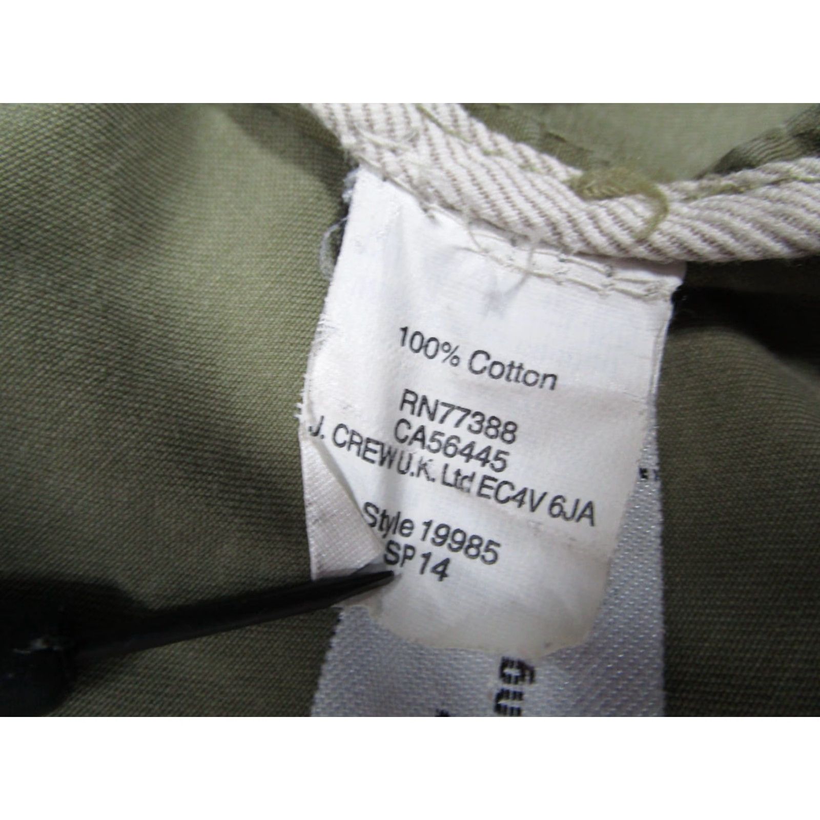 J.Crew VINTAGE J.CREW Women's Jacket XS Green Military Utility Full Zip Hood Bohemian City Outdoor Size XS / US 0-2 / IT 36-38 - 4 Thumbnail