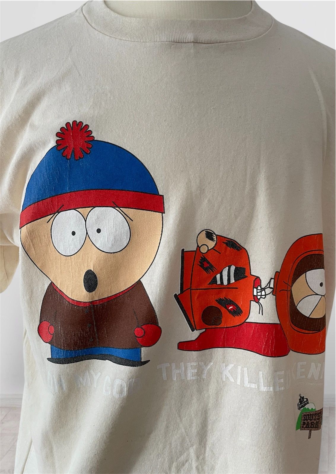 Anvil Vintage South Park OMG They Killed Kenny t shirt, XL Anvil Size US XL / EU 56 / 4 - 2 Thumbnail