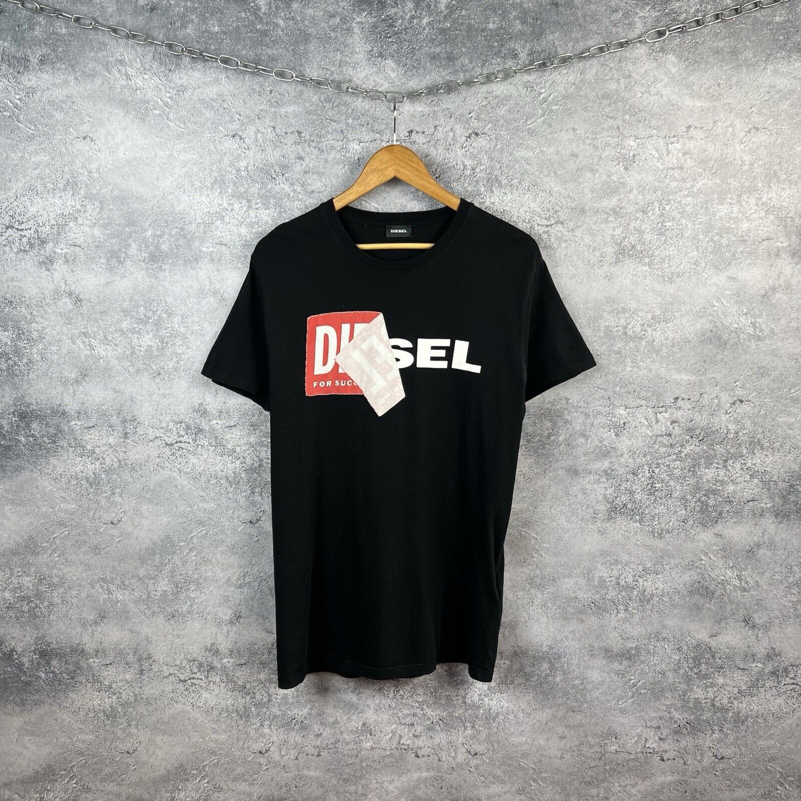 Diesel Diesel Tee Men's Size XL Short Sleeve Black Size US XL / EU 56 / 4 - 1 Thumbnail