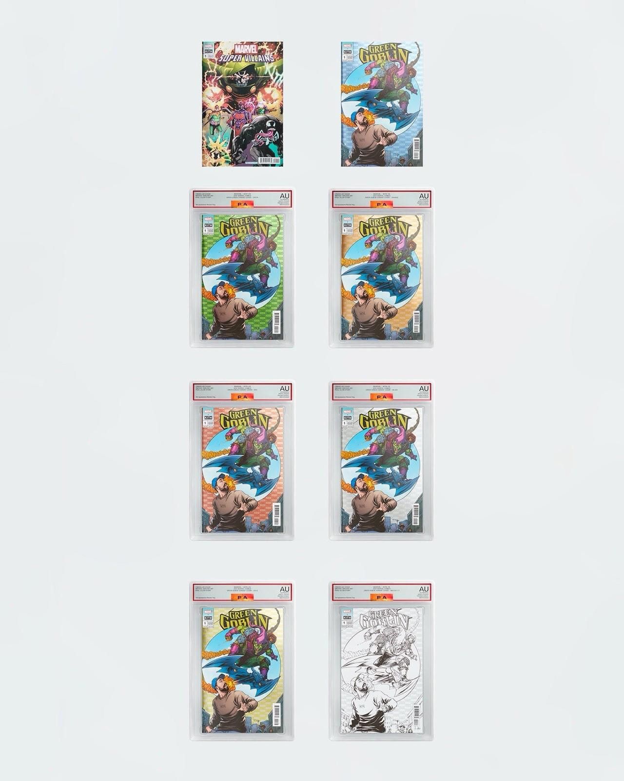 Kith Kith x Marvel x ASICS GT-2160 Green Goblin Comic Bundle Size US 12 / EU 45 - 9 Thumbnail