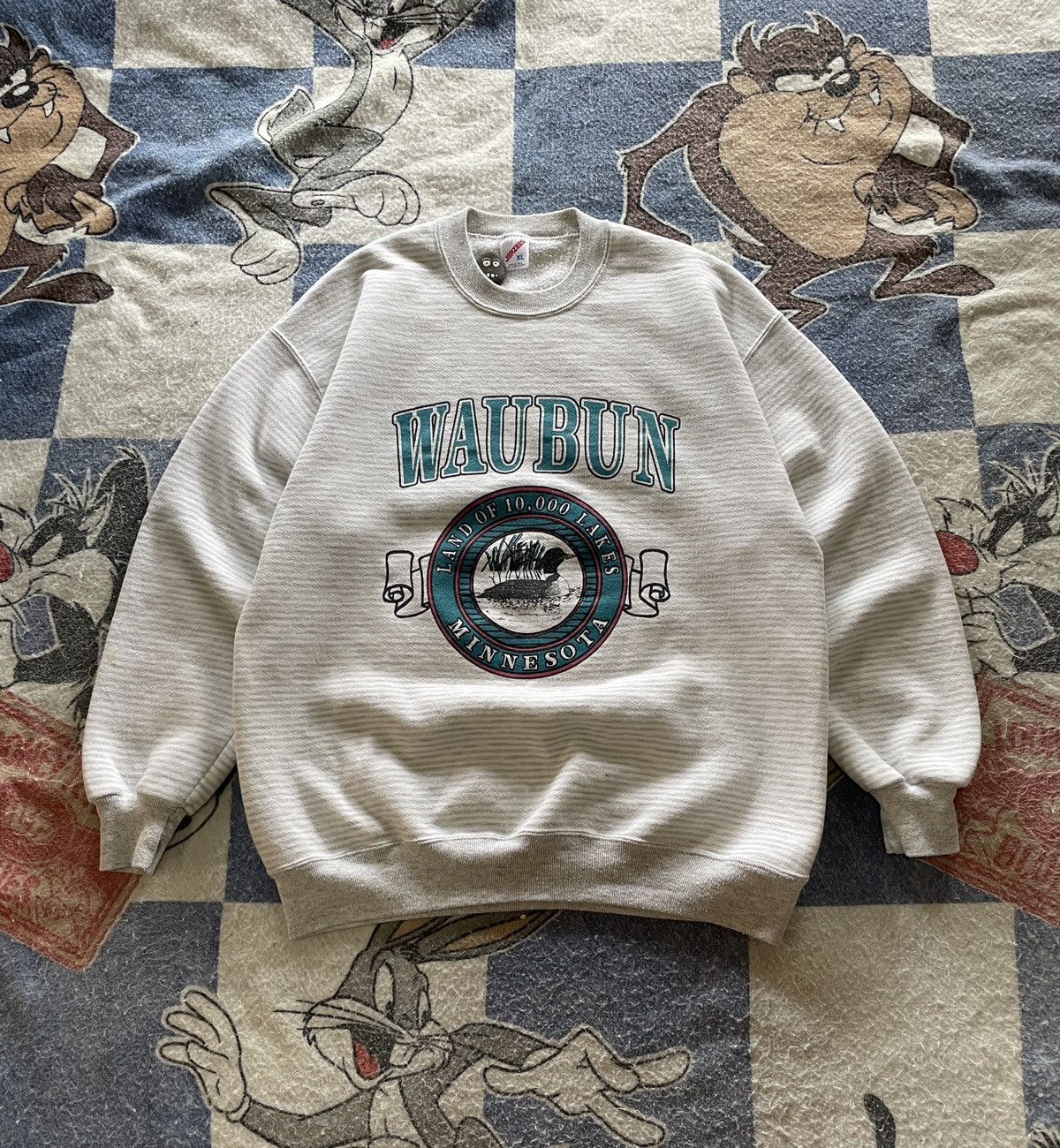 Vintage Vintage Waubun Minnesota crewneck sweatshirt Size US XL / EU 56 / 4 - 1 Thumbnail