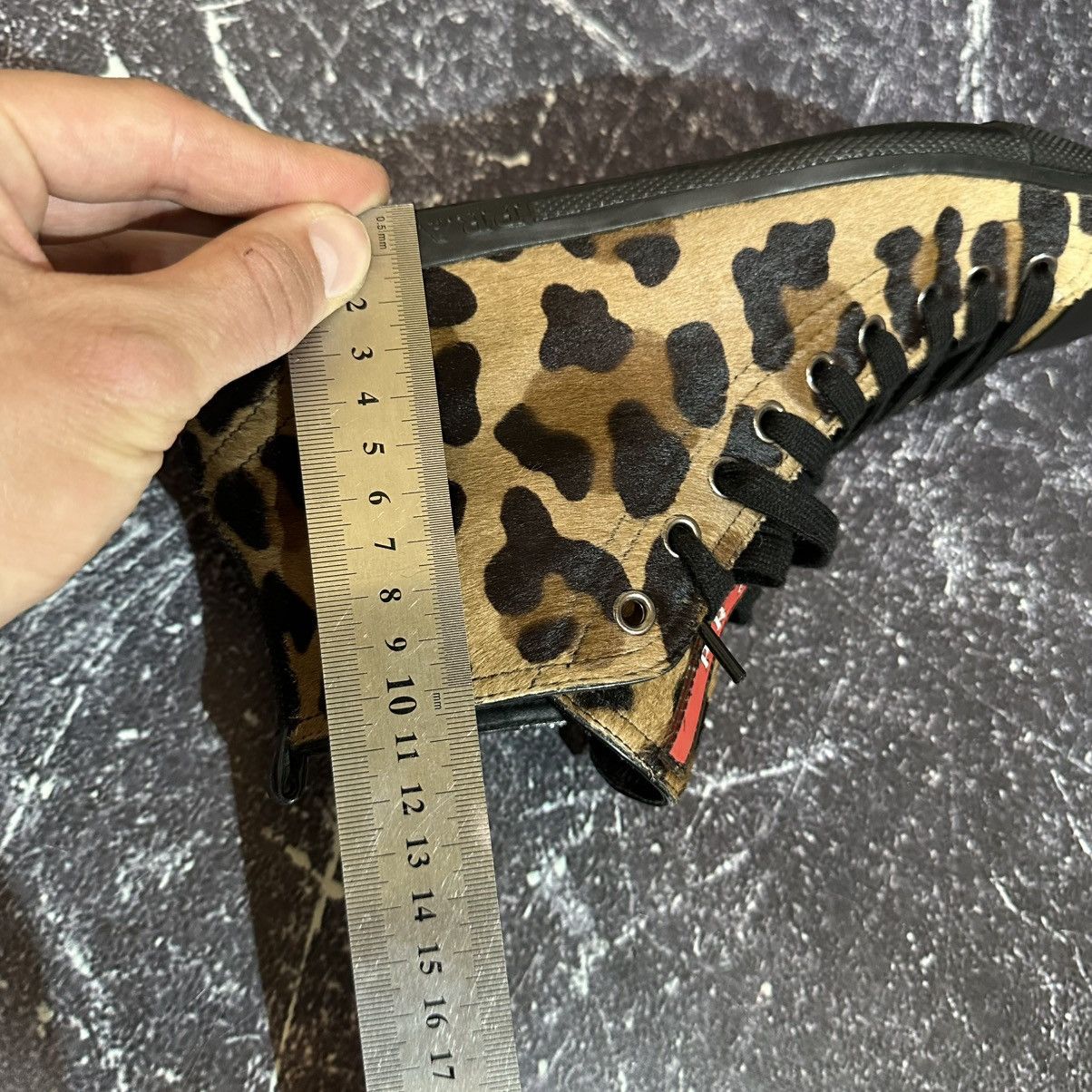 Prada PRADA Leopard Fur Women’s Sneakers size 38 8 US Size US 8 / IT 38 - 20 Thumbnail