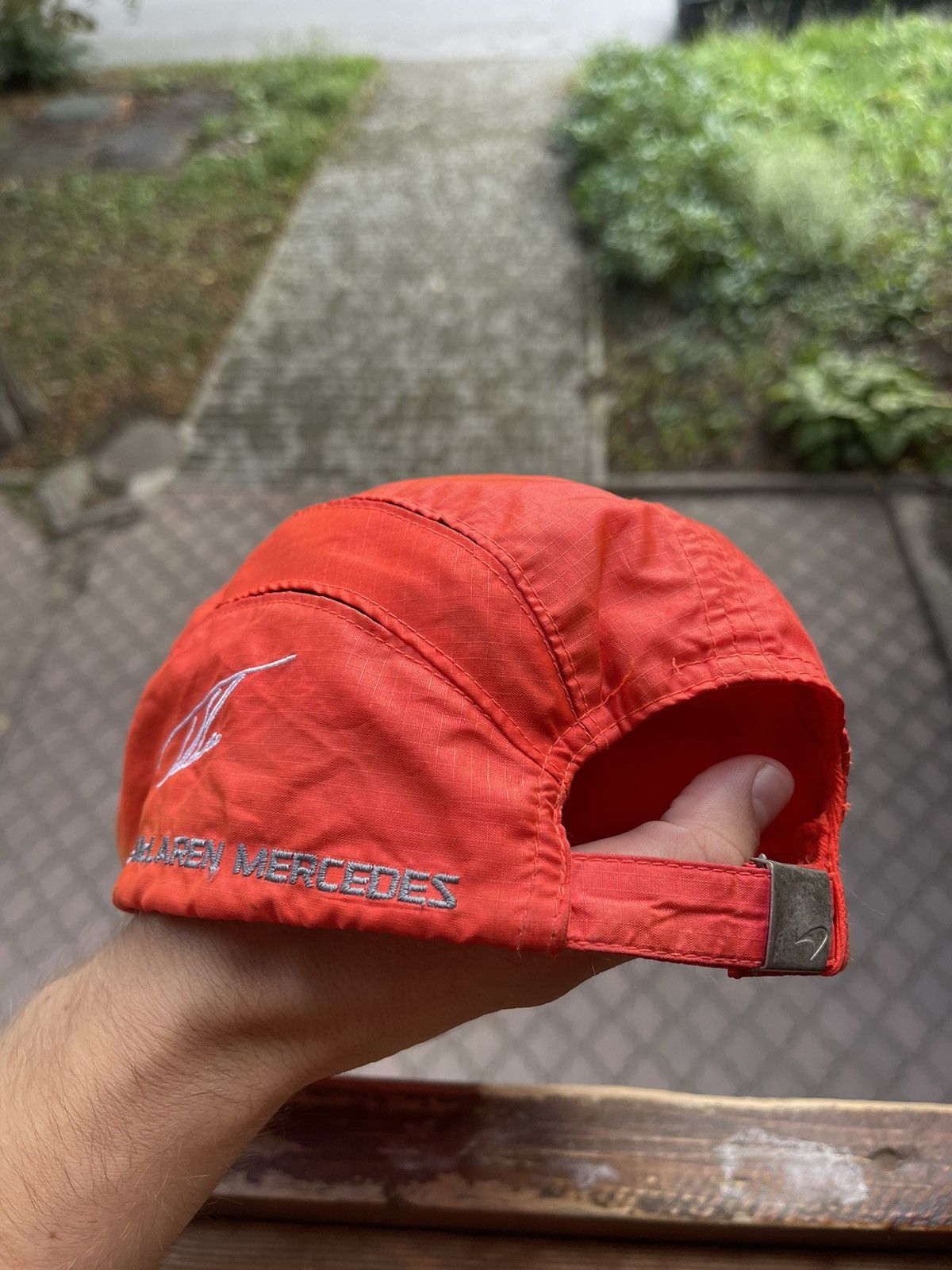 Vintage Sunfade racing Vodafone orange cap Size ONE SIZE - 5 Thumbnail