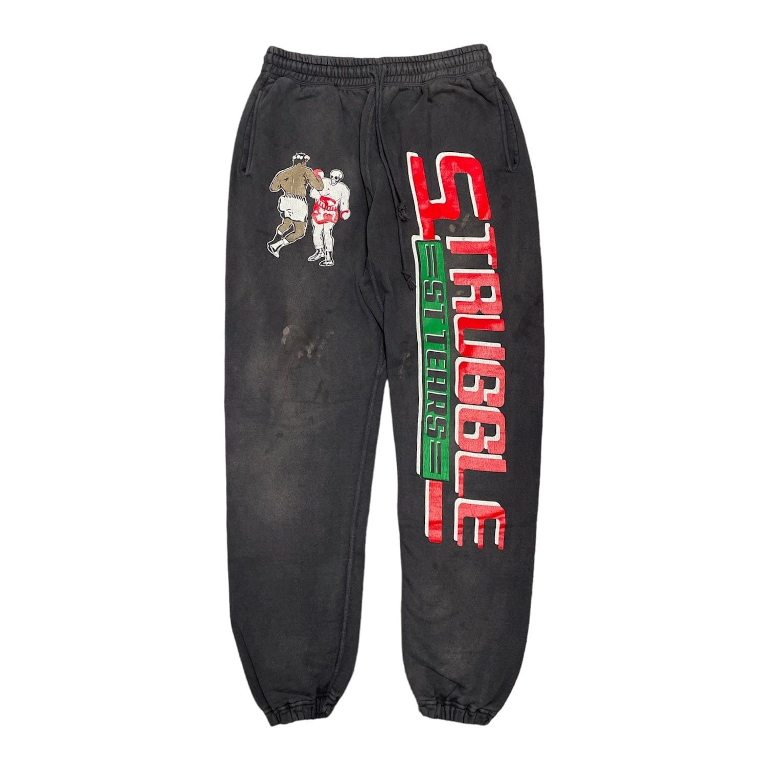 Saint Michael x Denim Tears Struggle Sweatpants Black Size US 36 / EU 52 - 1 Thumbnail