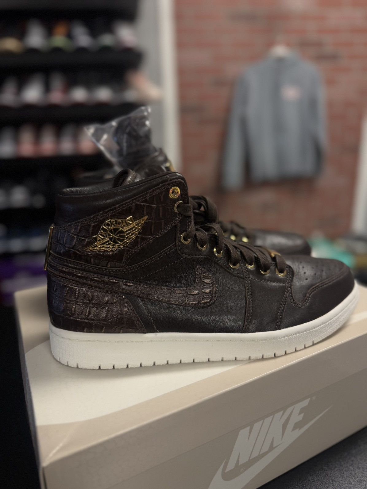 Jordan Brand × Nike Size 11 - Jordan 1 Retro High OG Pinnacle Croc 2015 Size US 11 / EU 44 - 7 Thumbnail