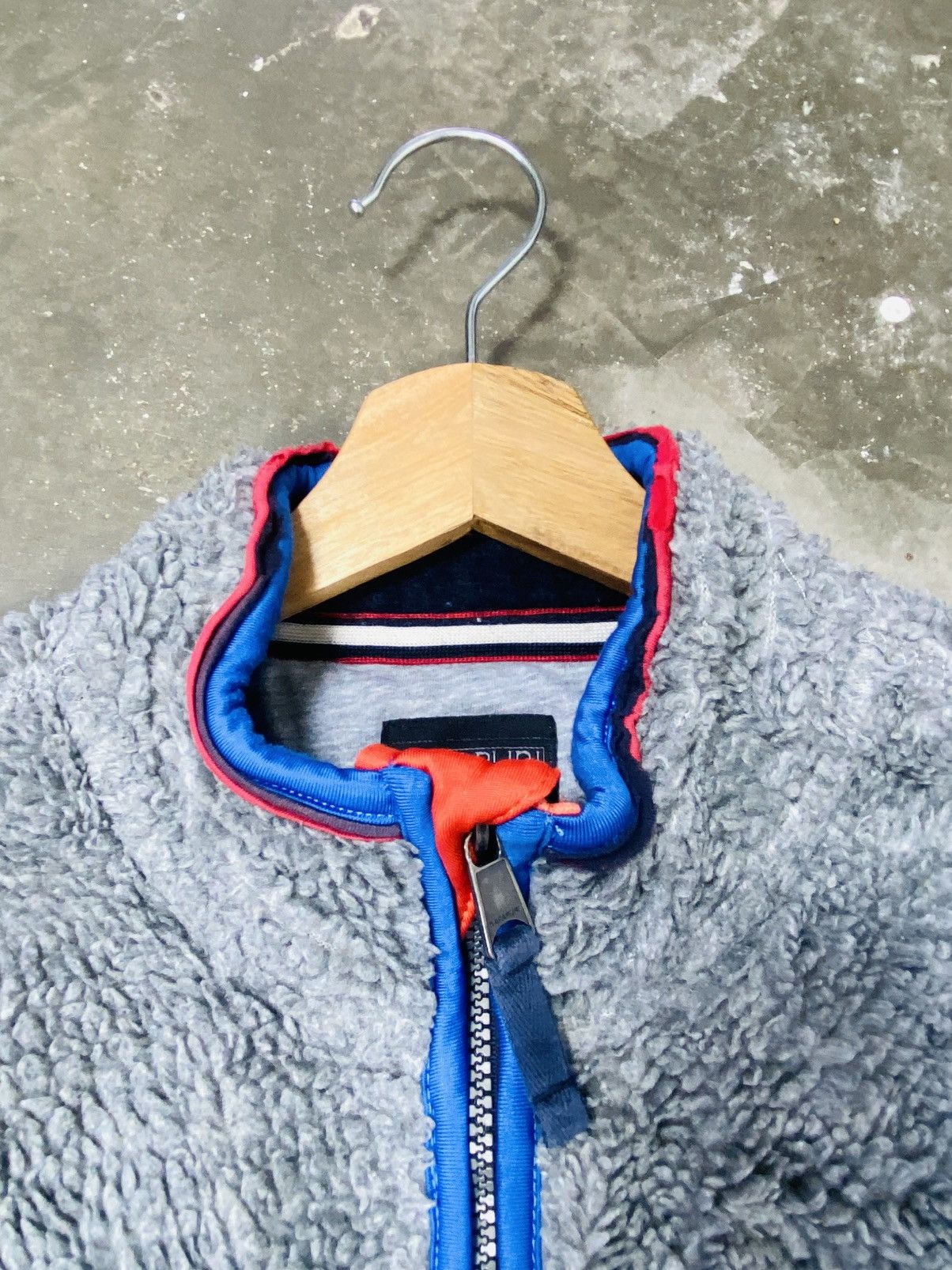 Napapijri Vintage Napapijri Sherpa Fleece Full Zipper Sweater Size US L / EU 52-54 / 3 - 10 Thumbnail