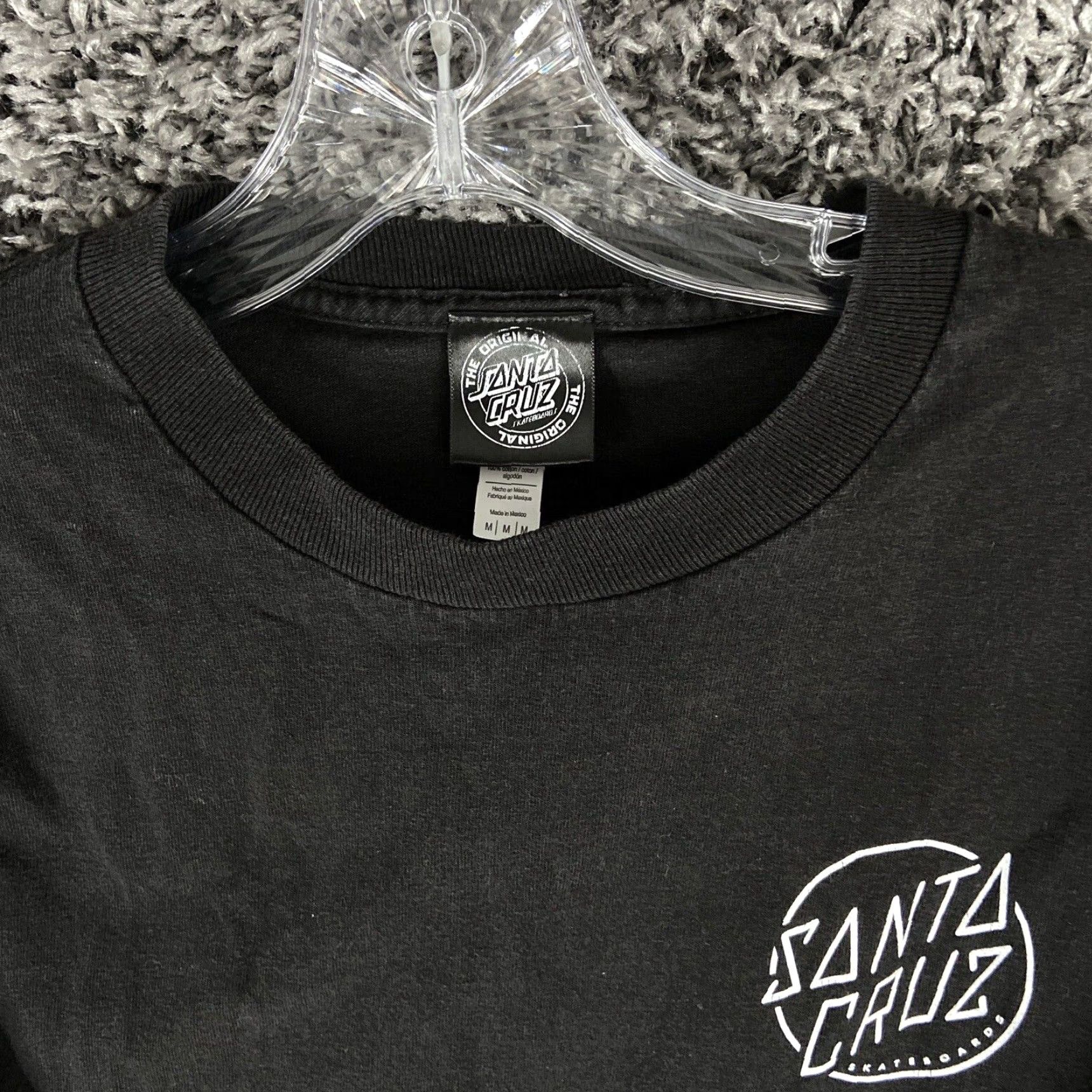 Vintage Santa Cruz Black Graphic Tee Long Sleeve Men’s M Size US M / EU 48-50 / 2 - 6 Thumbnail