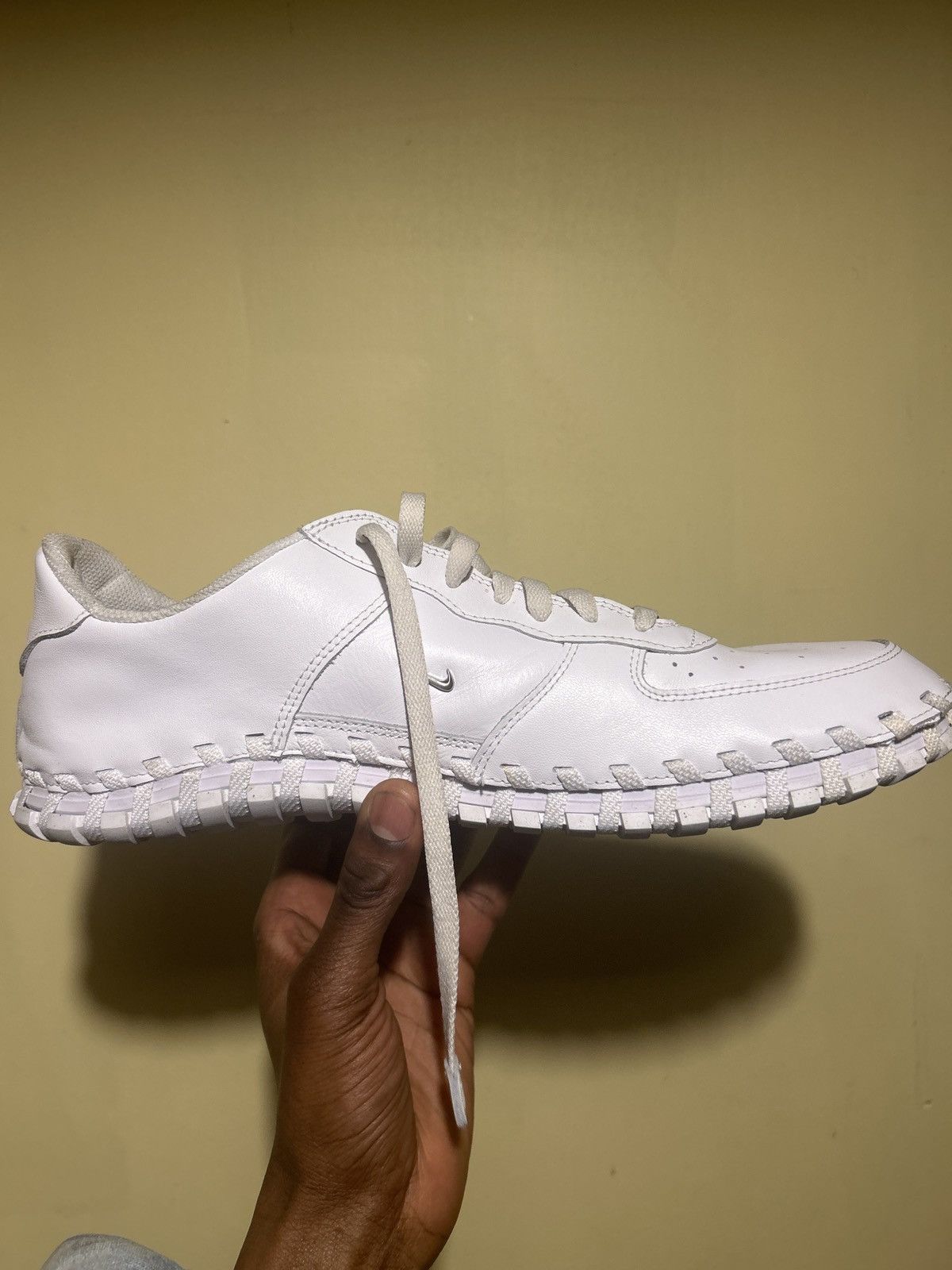 Jacquemus × Nike Nike x Jacquemus J Force 1 Low LX "Jacquemus White" Sneakers Size US 13 / EU 46 - 6 Thumbnail