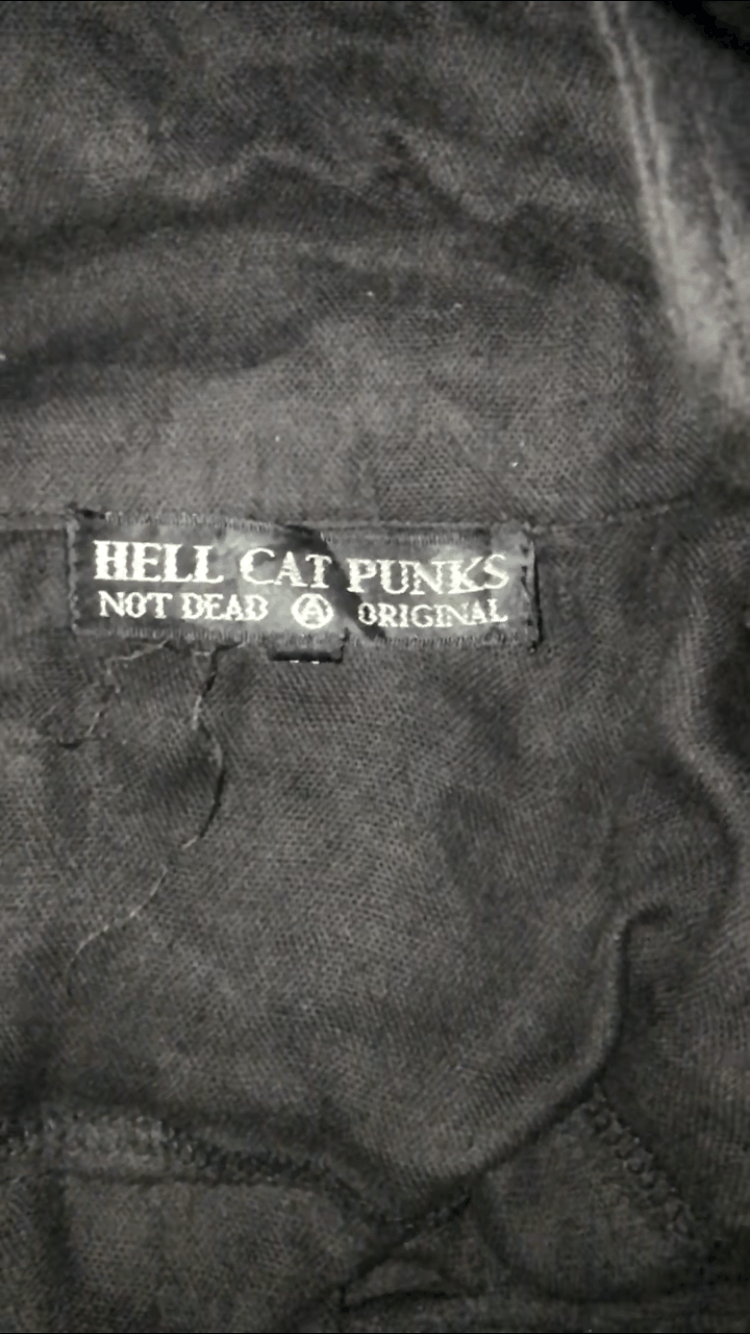 Japanese Brand Hell Cat Punk Muslin Jacket Size XS / US 0-2 / IT 36-38 - 3 Thumbnail