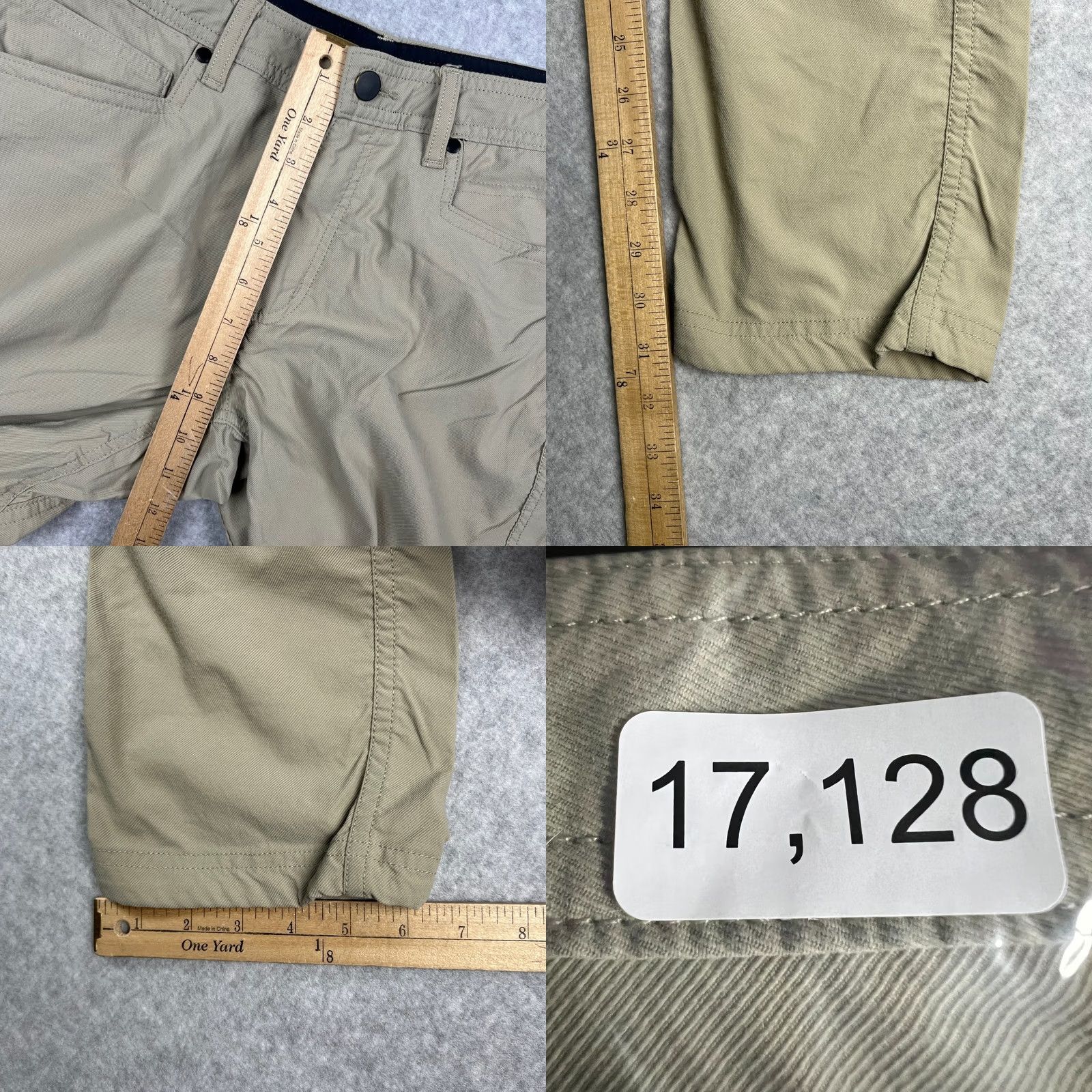 Vintage Western Rise Pants Mens 30 Beige Evolution Stretch Performance Tech 30x31 Hiking Size US 30 / EU 46 - 8 Thumbnail