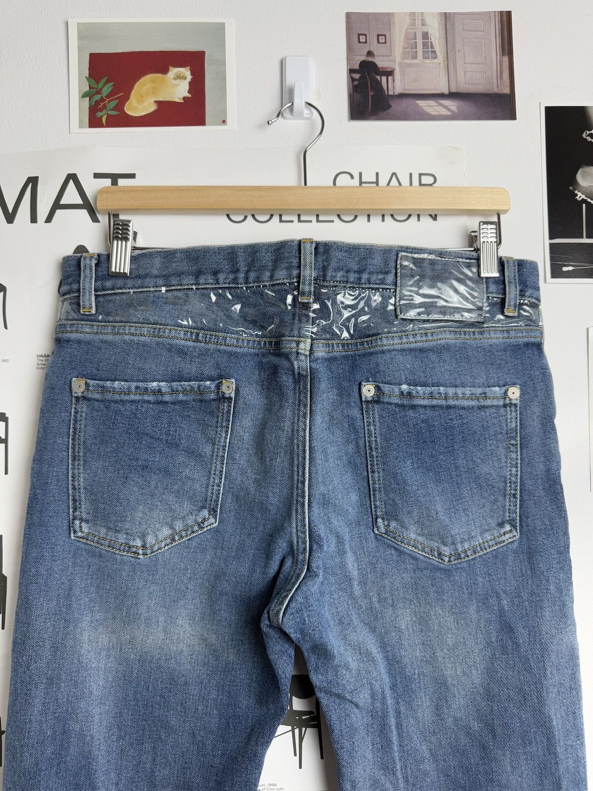 Designer × Maison Margiela Maison Margiela transparent denim jeans pants 33 archive drip Size US 33 - 4 Thumbnail