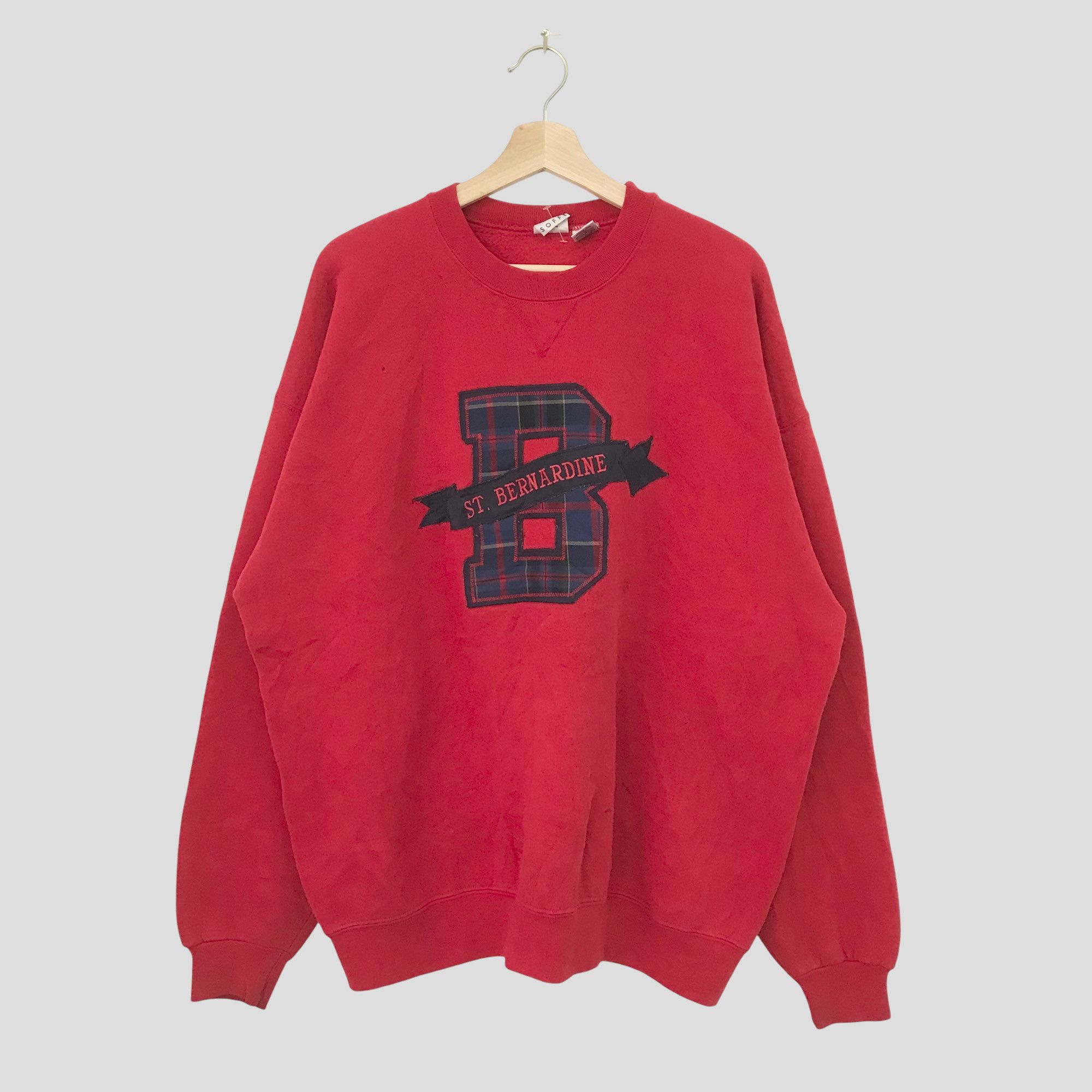 Vintage vintage red sweatshirt - 517 Size US XXL / EU 58 / 5 - 1 Thumbnail