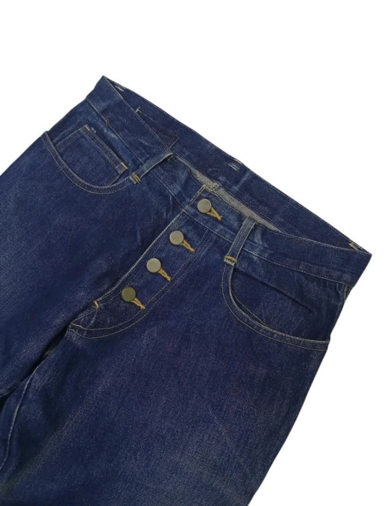 Christopher Nemeth 🔥RARE NEMETH 3D CUT SHASHIKO DENIM W32 Size US 32 / EU 48 - 6 Thumbnail