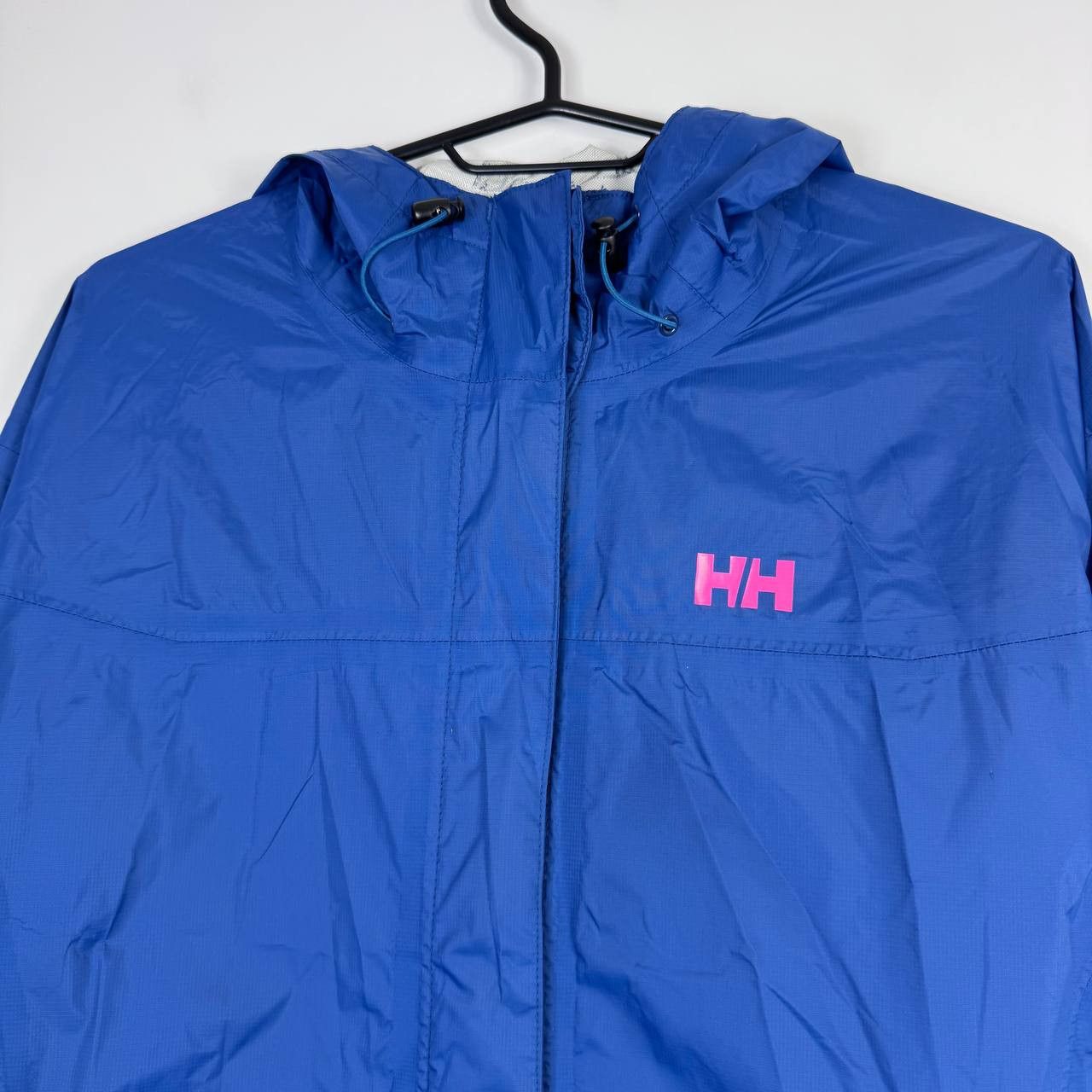 Helly Hansen Helly Hansen Waterproof Jacket Blue Hooded HH Womens Size L Size L / US 10 / IT 46 - 2 Thumbnail