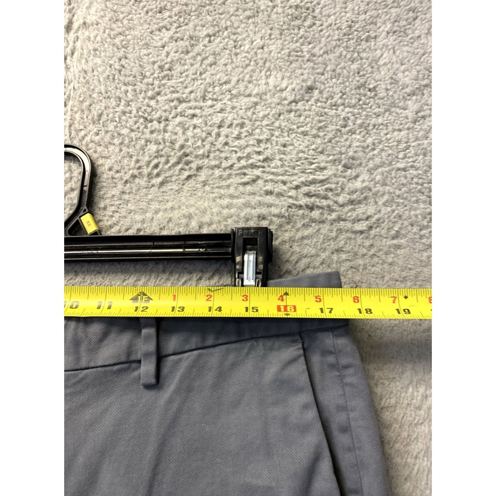 Bonobos Bonobos Chino Pants Men's 34x28 Gray Slim Flat Front Regular Inseam 28 Style: Chino Size US 34 / EU 50 - 3 Thumbnail