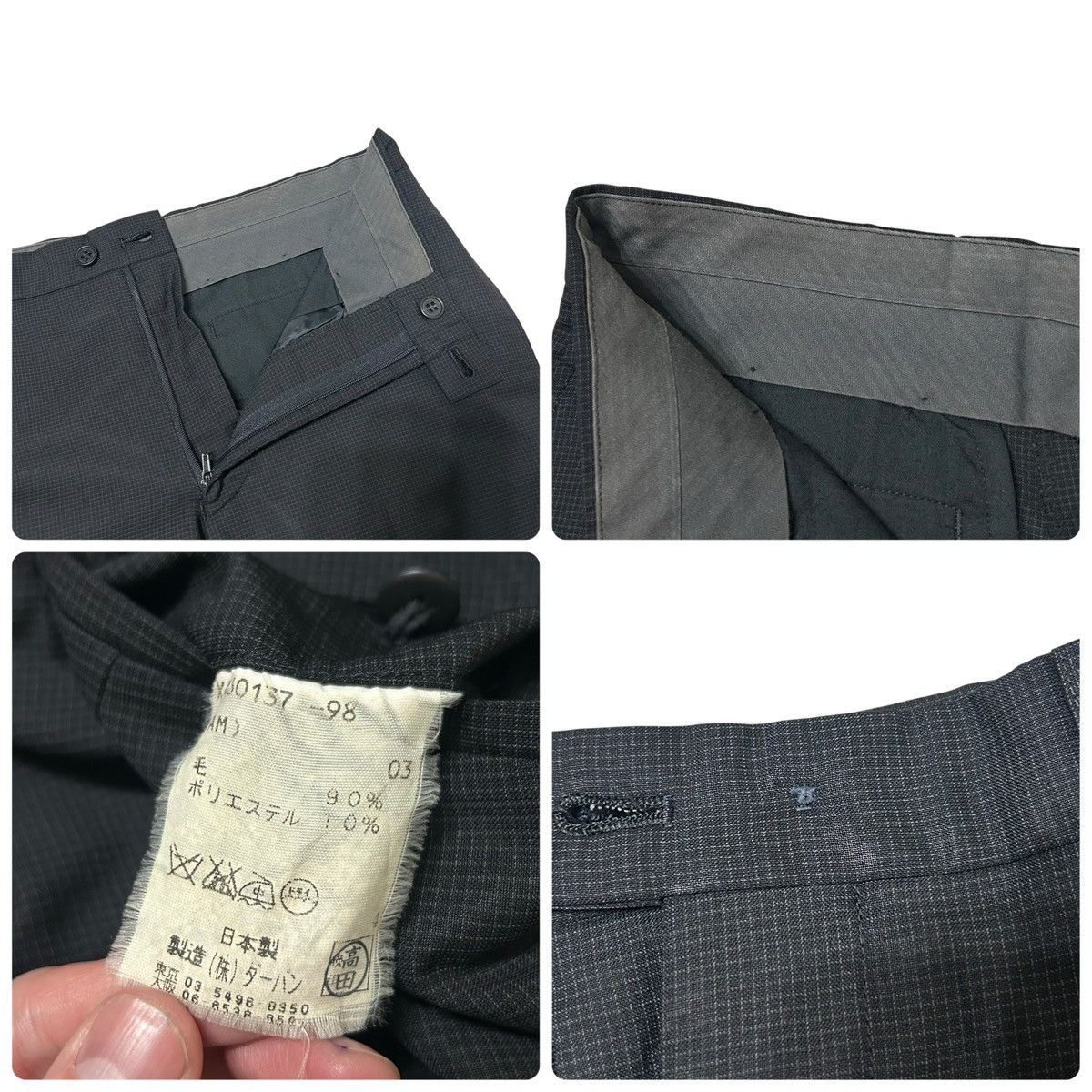 Yohji Yamamoto 751 90s Yohji Yamamoto D'URBAN A.A.R vintage suit set up men Size 38R - 14 Thumbnail