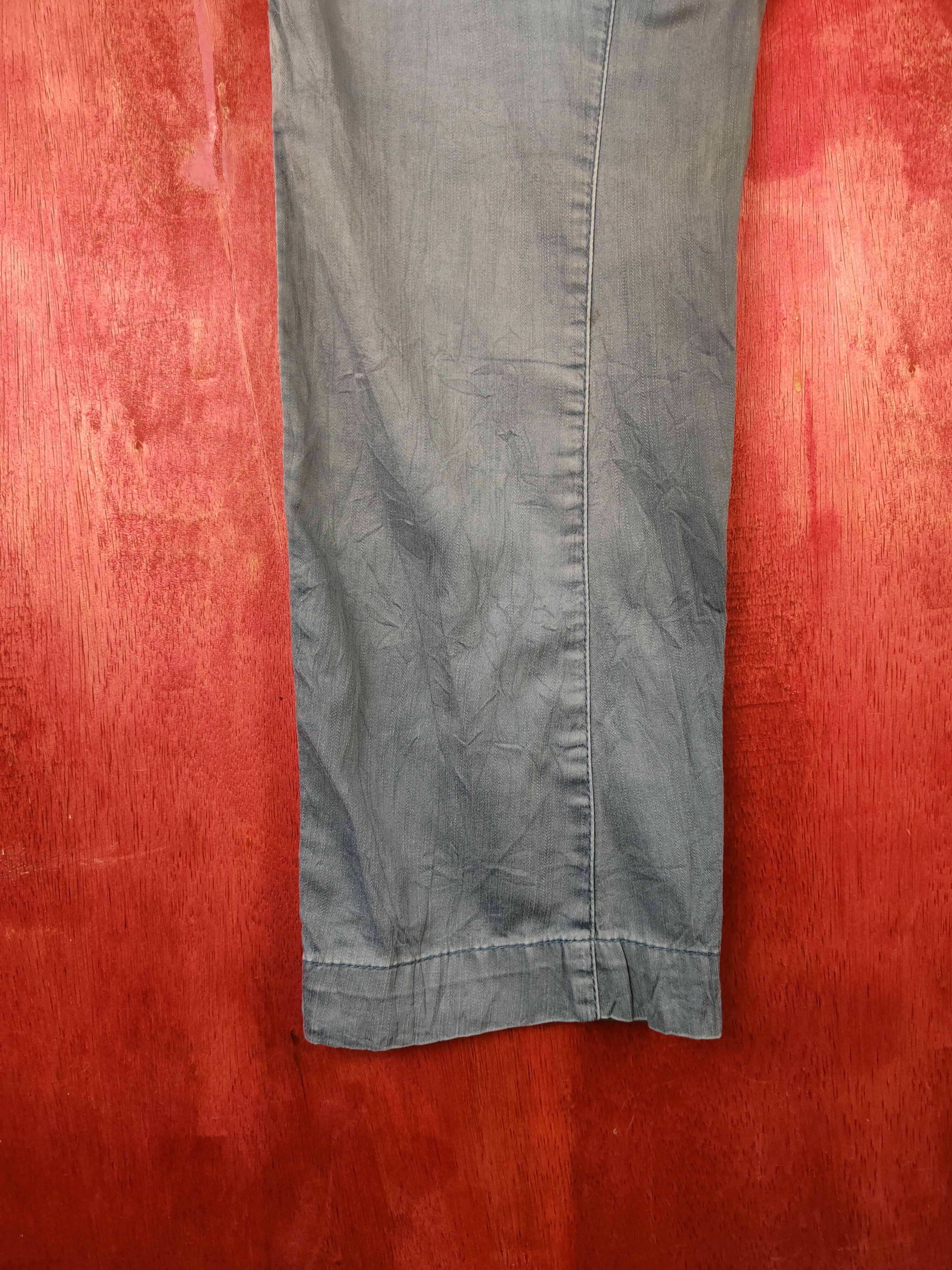 Japanese Brand Genba-Xebec Blue Multipocket Tactical Cargo Pants #S1304 Size US 31 - 9 Thumbnail