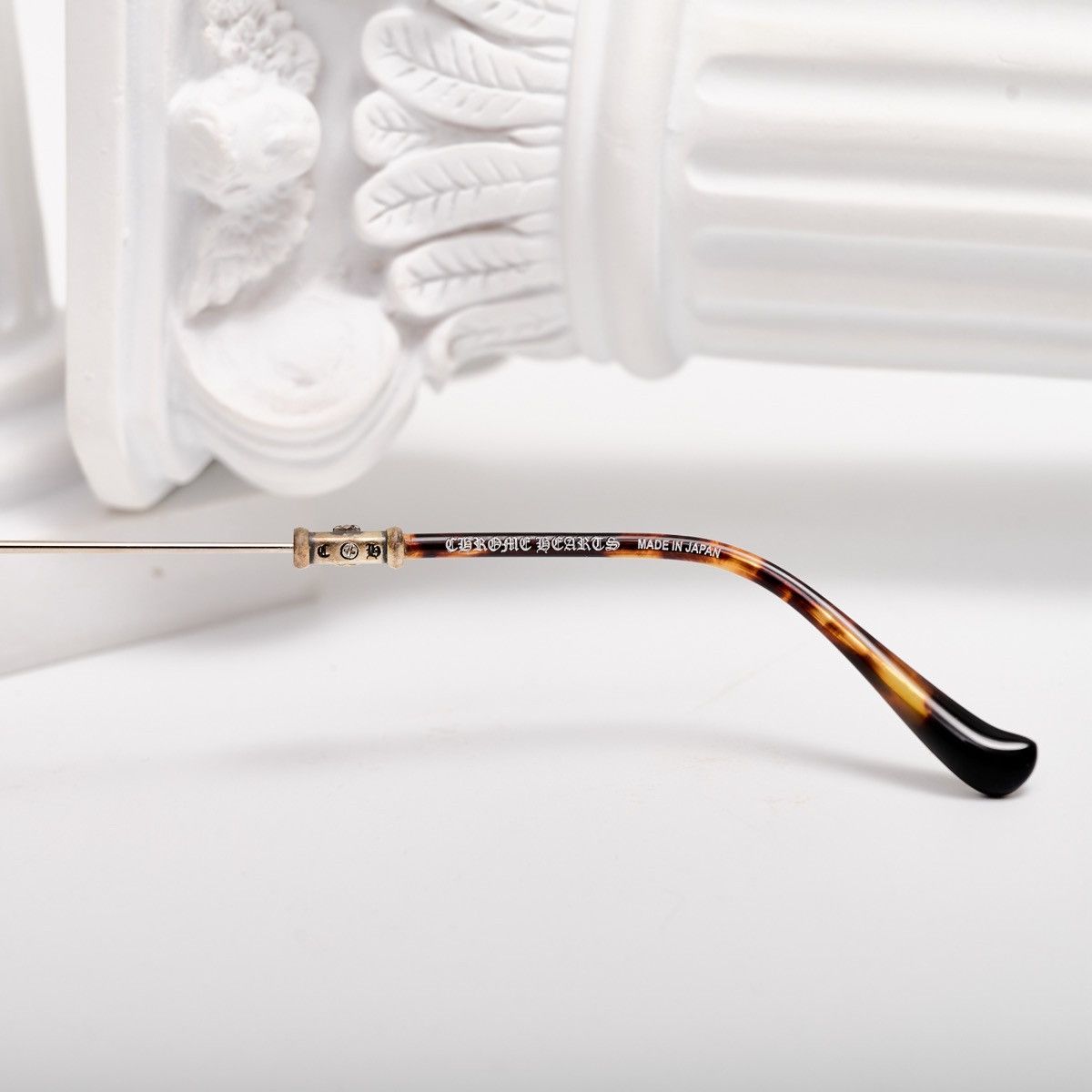 Chrome Hearts CHROME HEARTS BUBBA - A SHINY SILVER - PLASTIC GLASSES Size ONE SIZE - 4 Thumbnail