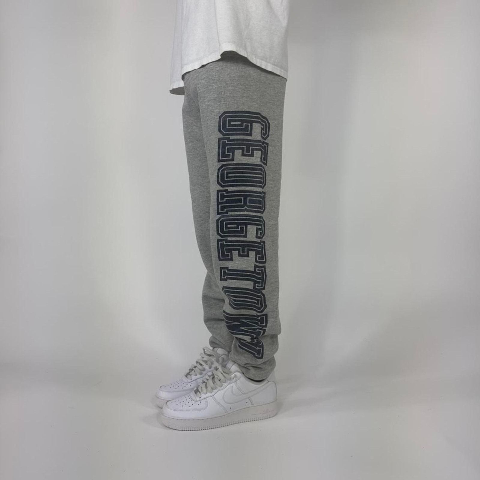 Vintage Super Sick Vintage GeorgeTown Gray Sweatpants Size US 34 / EU 50 - 1 Thumbnail