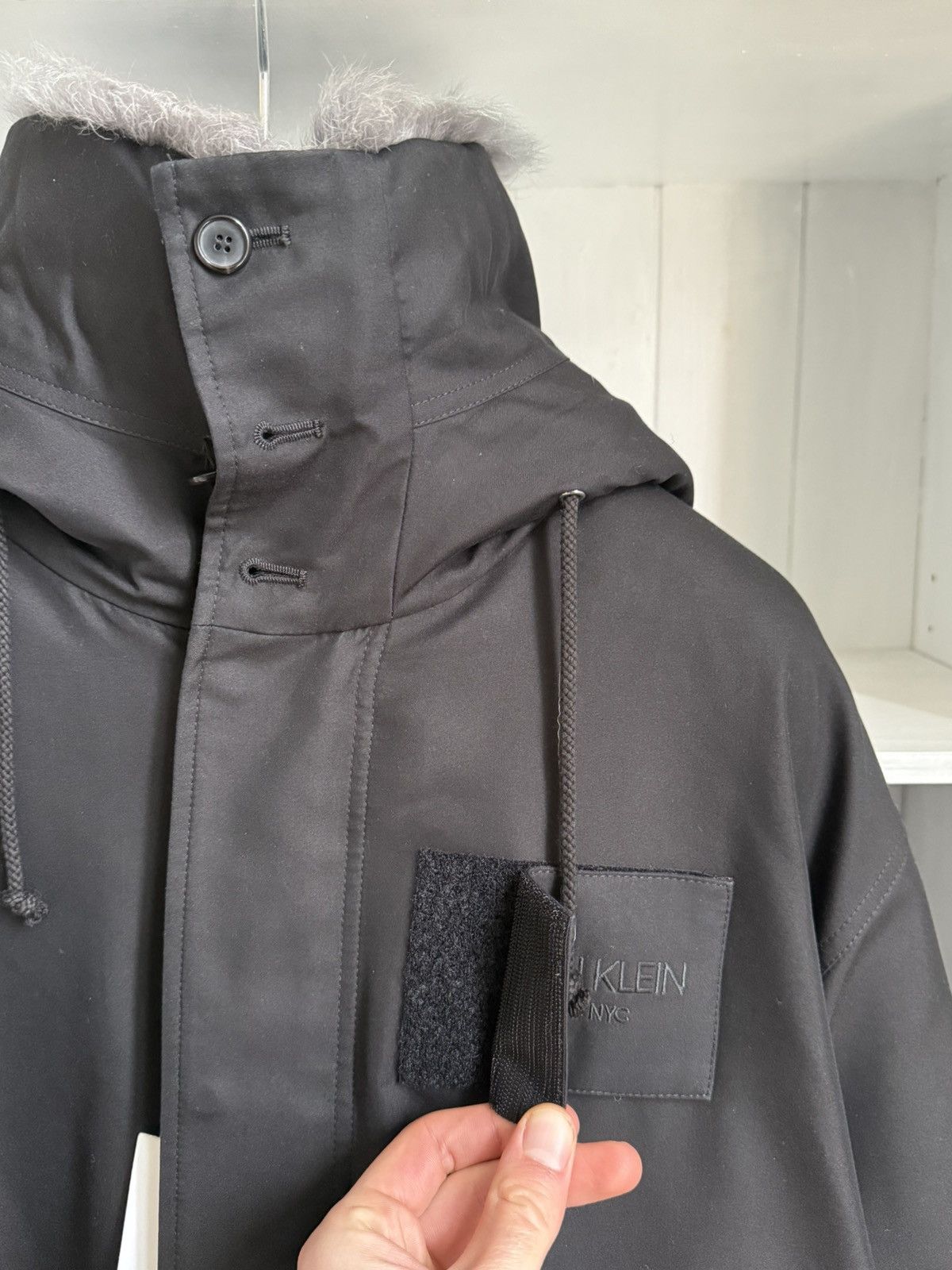Raf Simons $5000 RAF Simons CK205 Silk Lined Parka 46 M BNWT Size US M / EU 48-50 / 2 - 7 Thumbnail