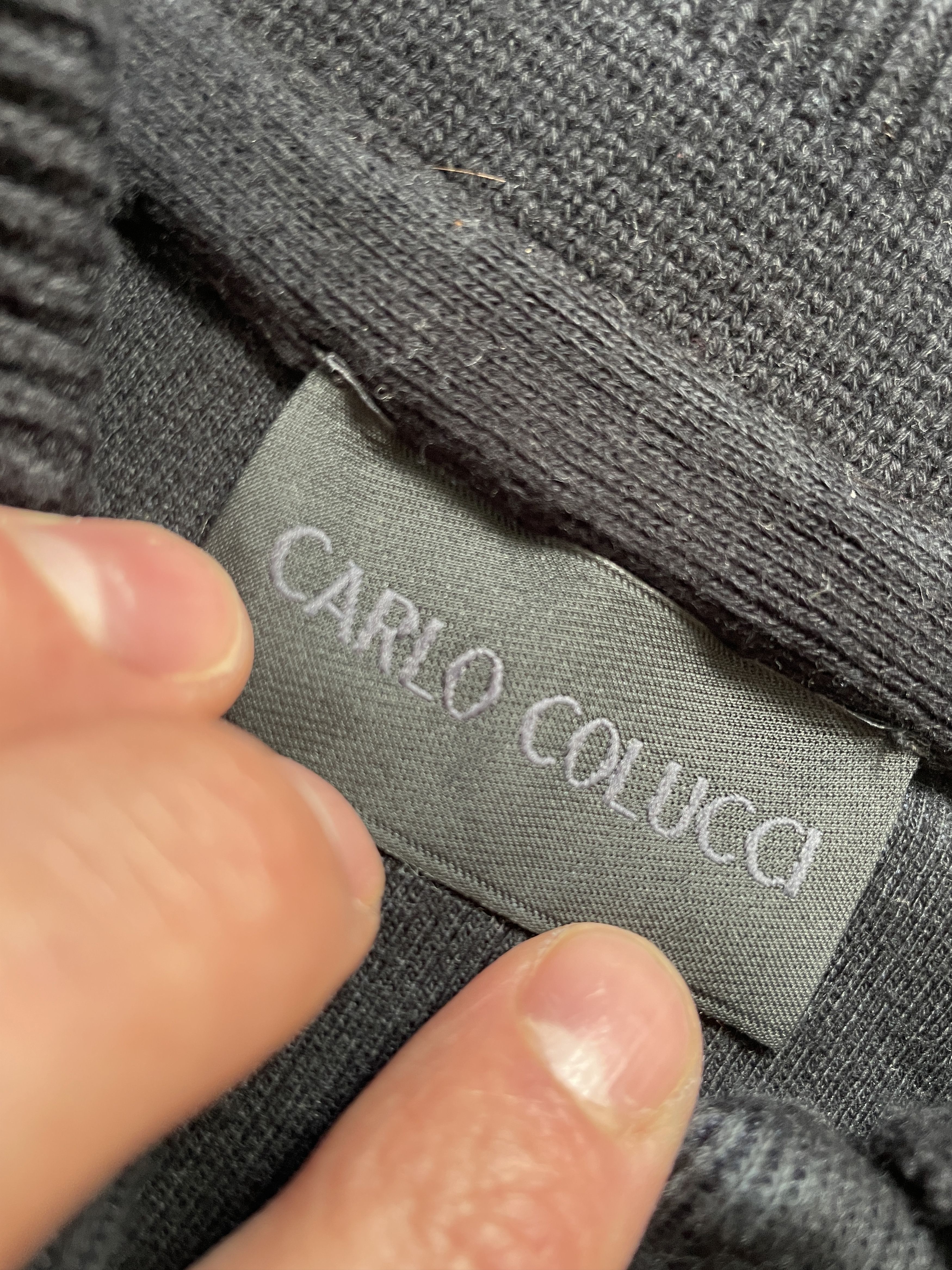 Carlo Colucci VINTAGE CARLO COLUCCI BOXY OLD MONEY POLO COLLAR CREWNECK Size US L / EU 52-54 / 3 - 5 Thumbnail