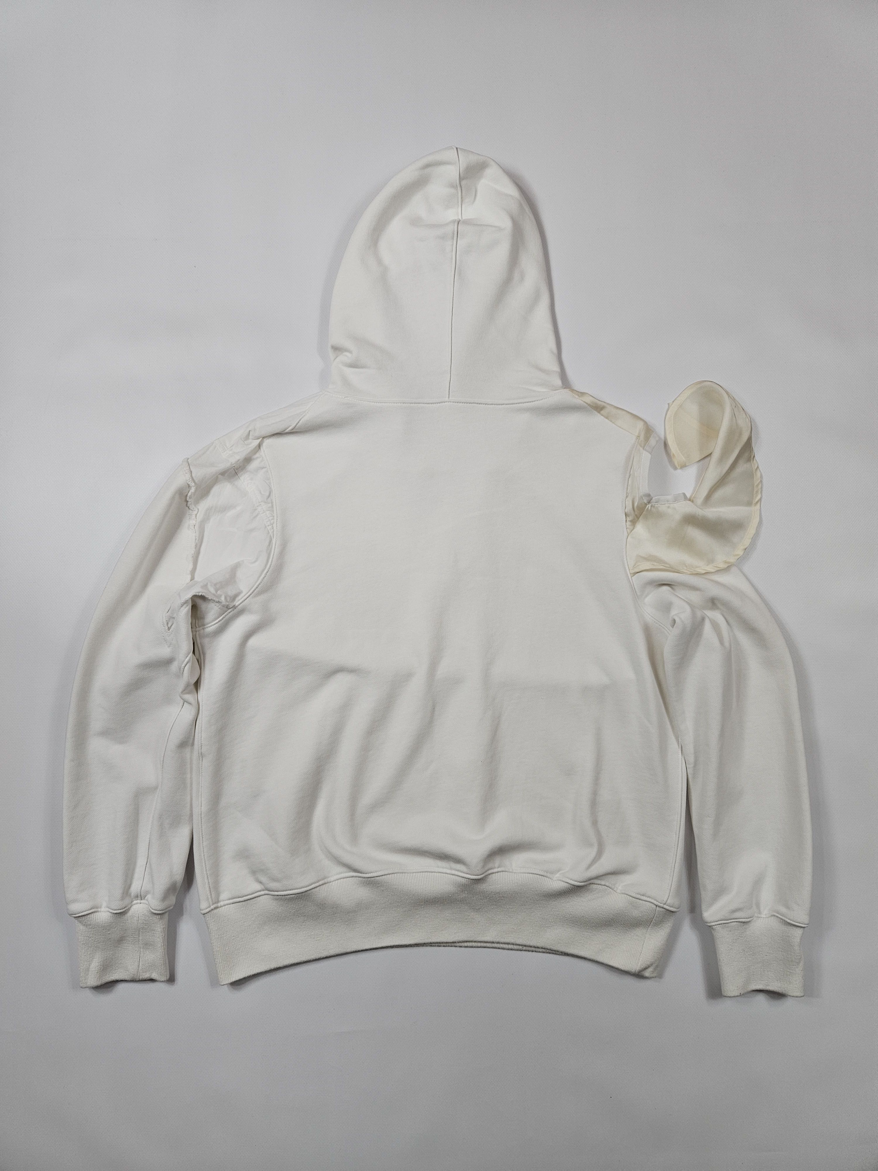 Sacai Sacai white cut-out shoulder hoodie Size L / US 10 / IT 46 - 2 Thumbnail